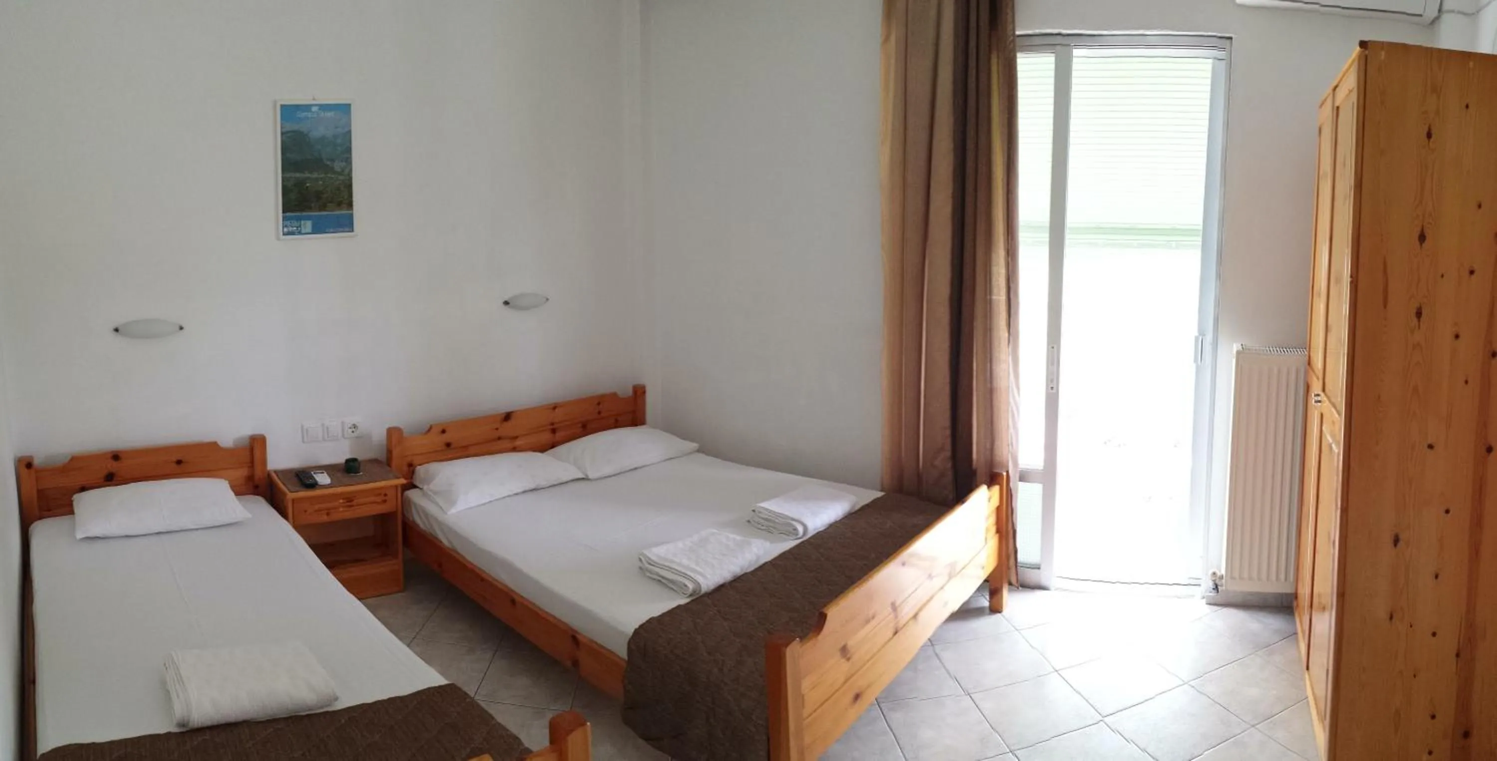 Bedroom, Bed in Galini Apartments