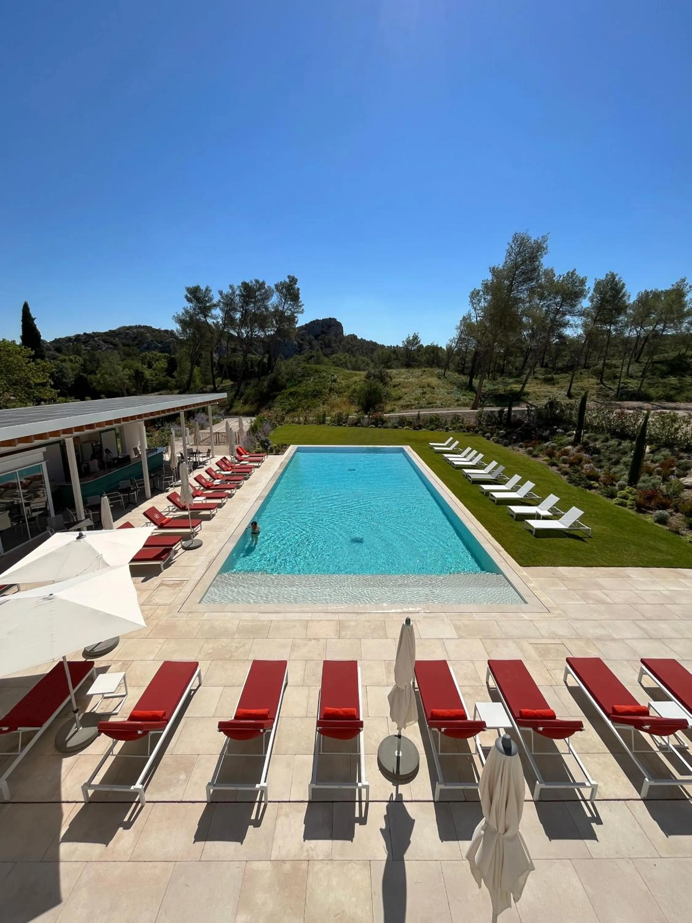 Swimming pool in Domaine de Valmouriane