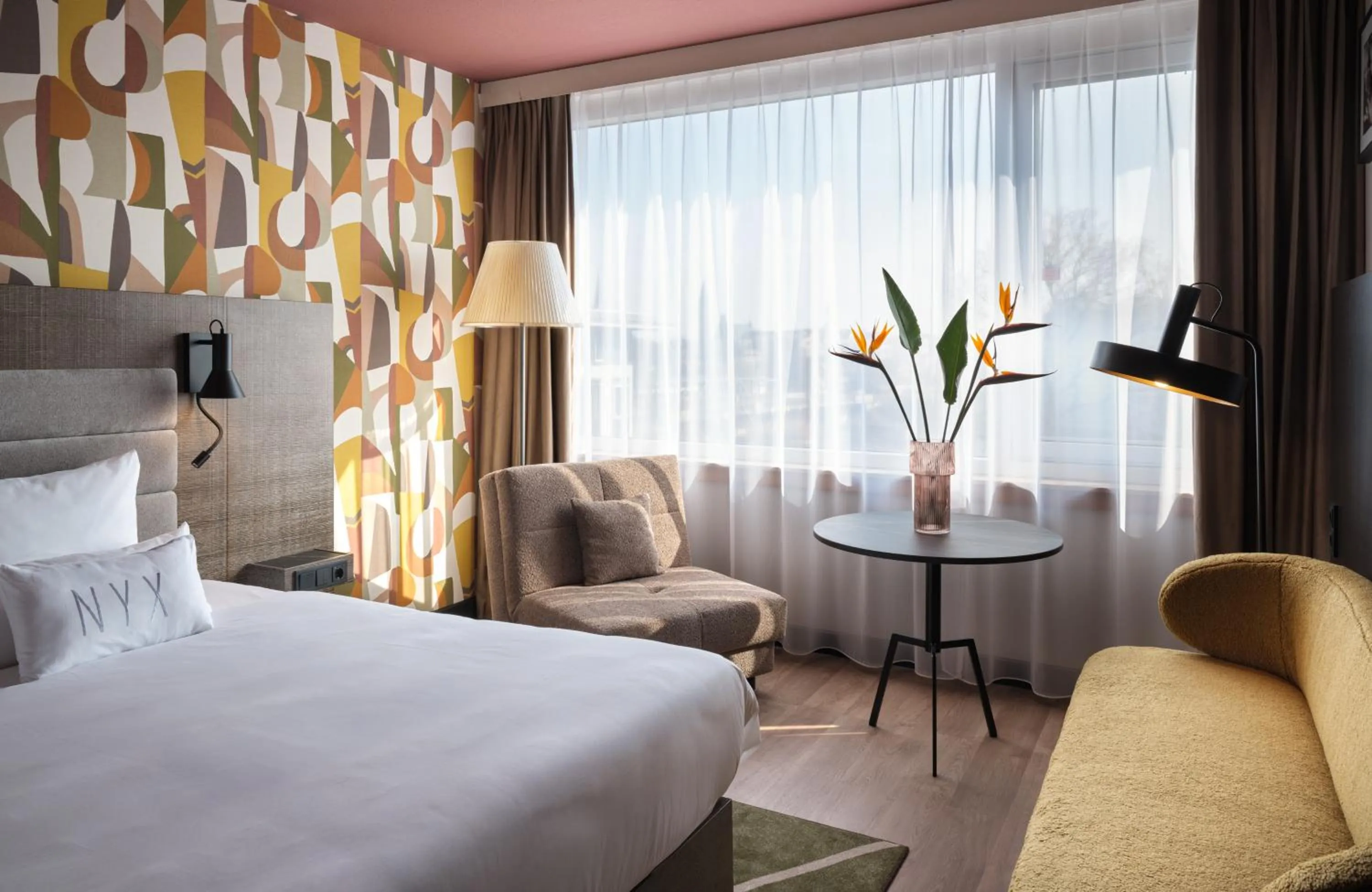 Bed in NYX Hotel Berlin Köpenick by Leonardo Hotels