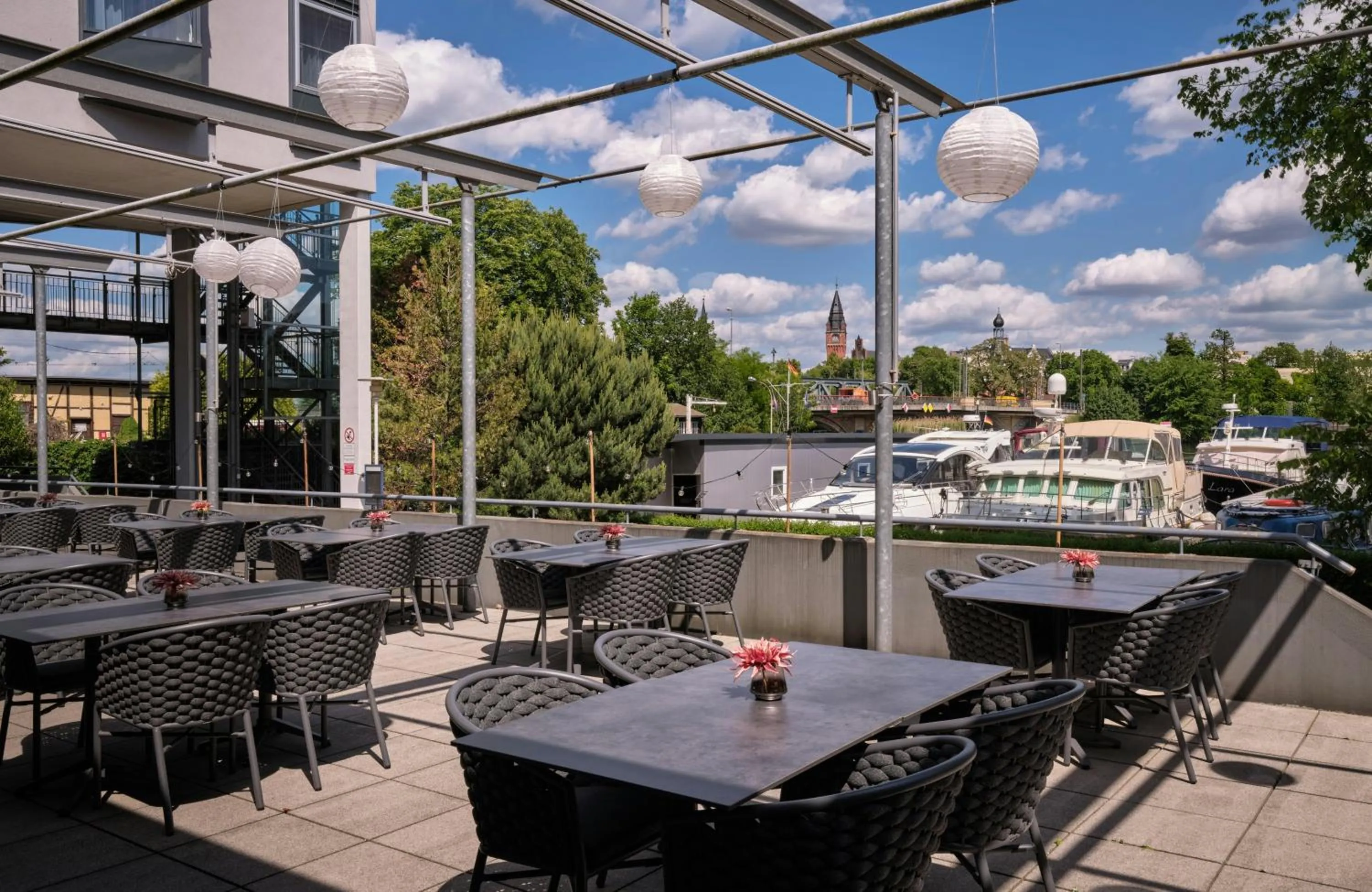 Balcony/Terrace in NYX Hotel Berlin Köpenick by Leonardo Hotels