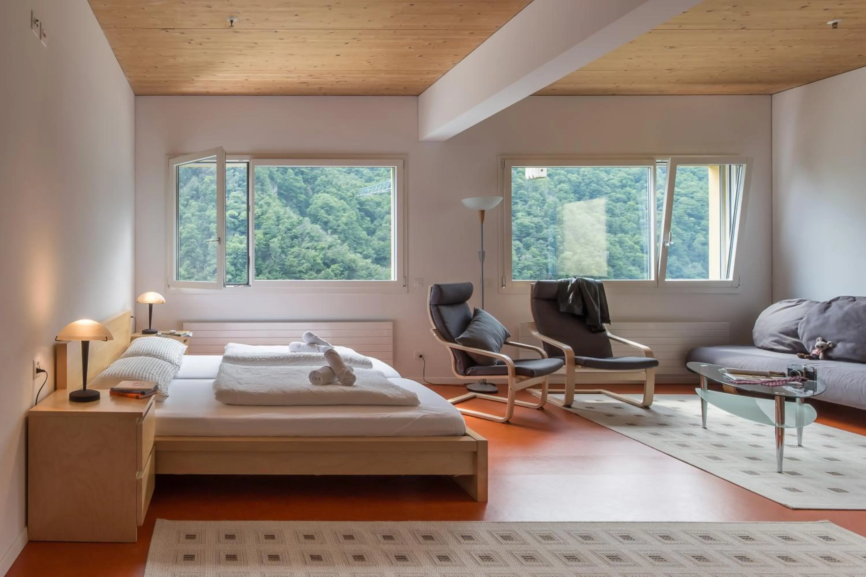 Bed in Hotel Pizzo Vogorno