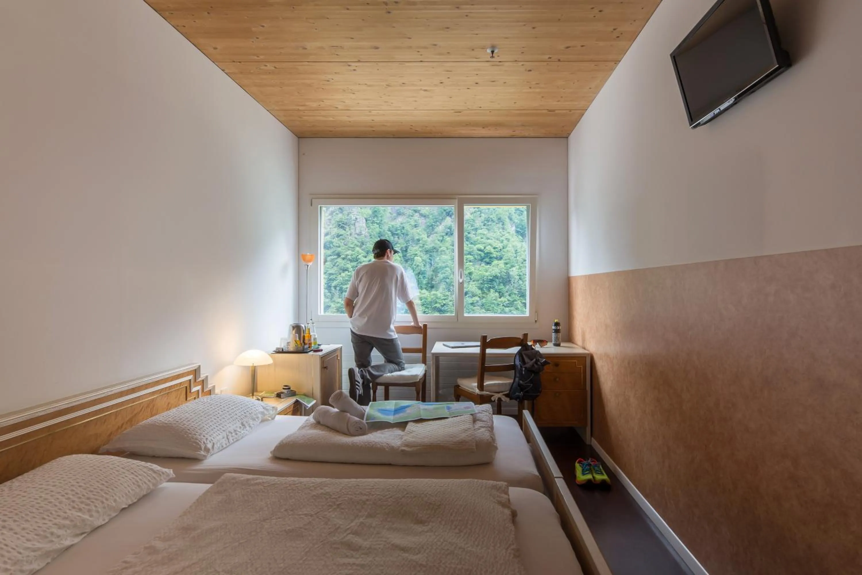 Bed in Hotel Pizzo Vogorno