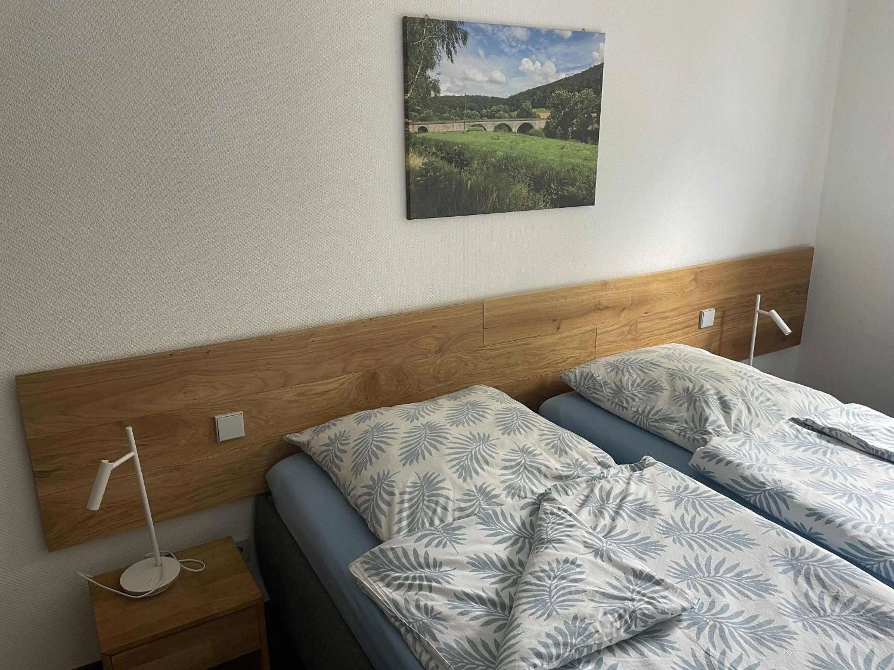 Bed in Gästehaus Jagsttal