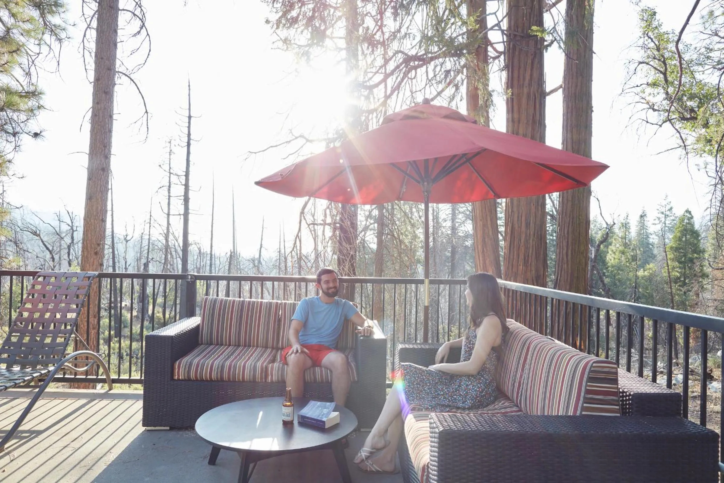 Balcony/Terrace in Evergreen Lodge at Yosemite