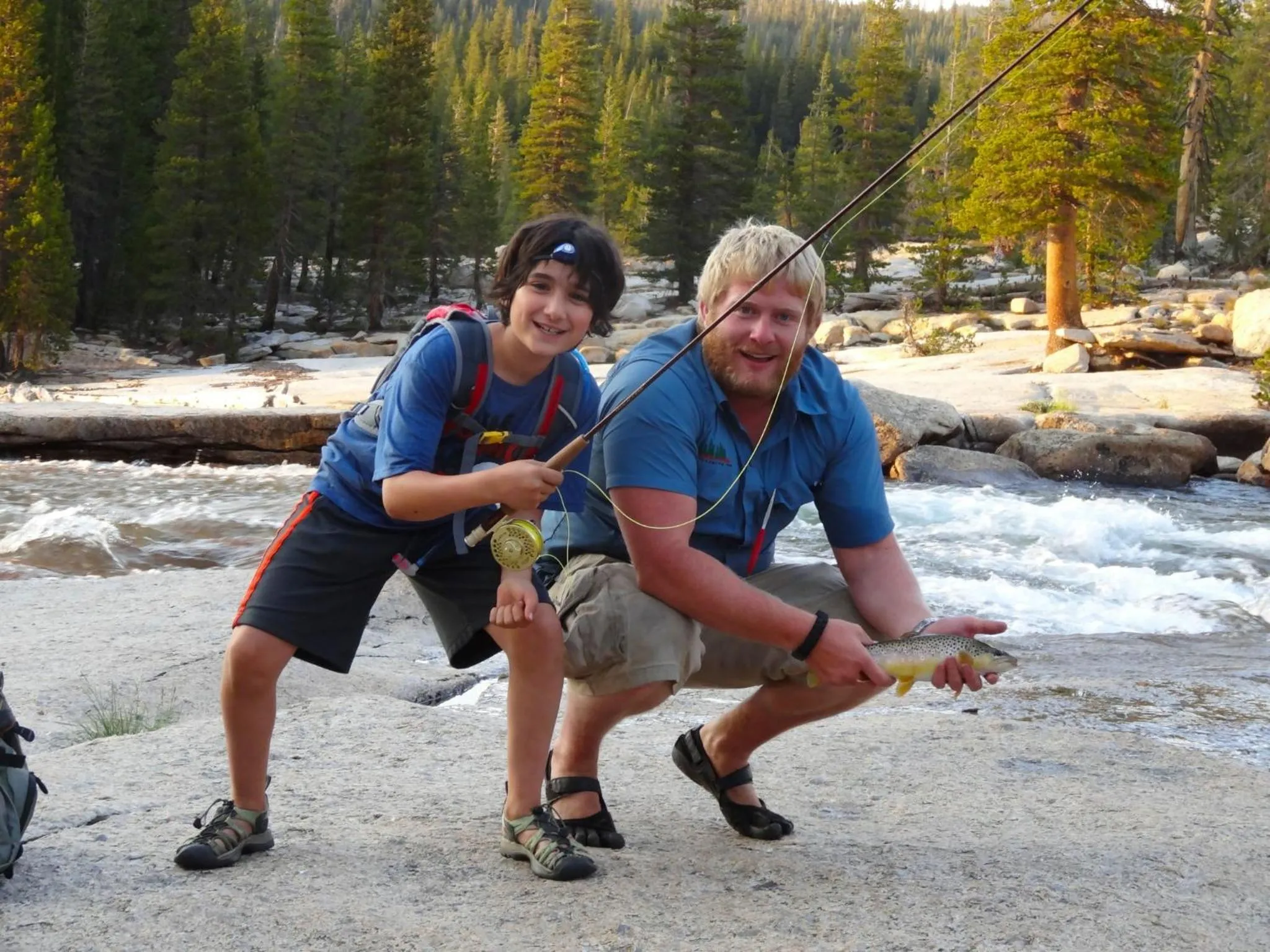 Staff in Evergreen Lodge at Yosemite