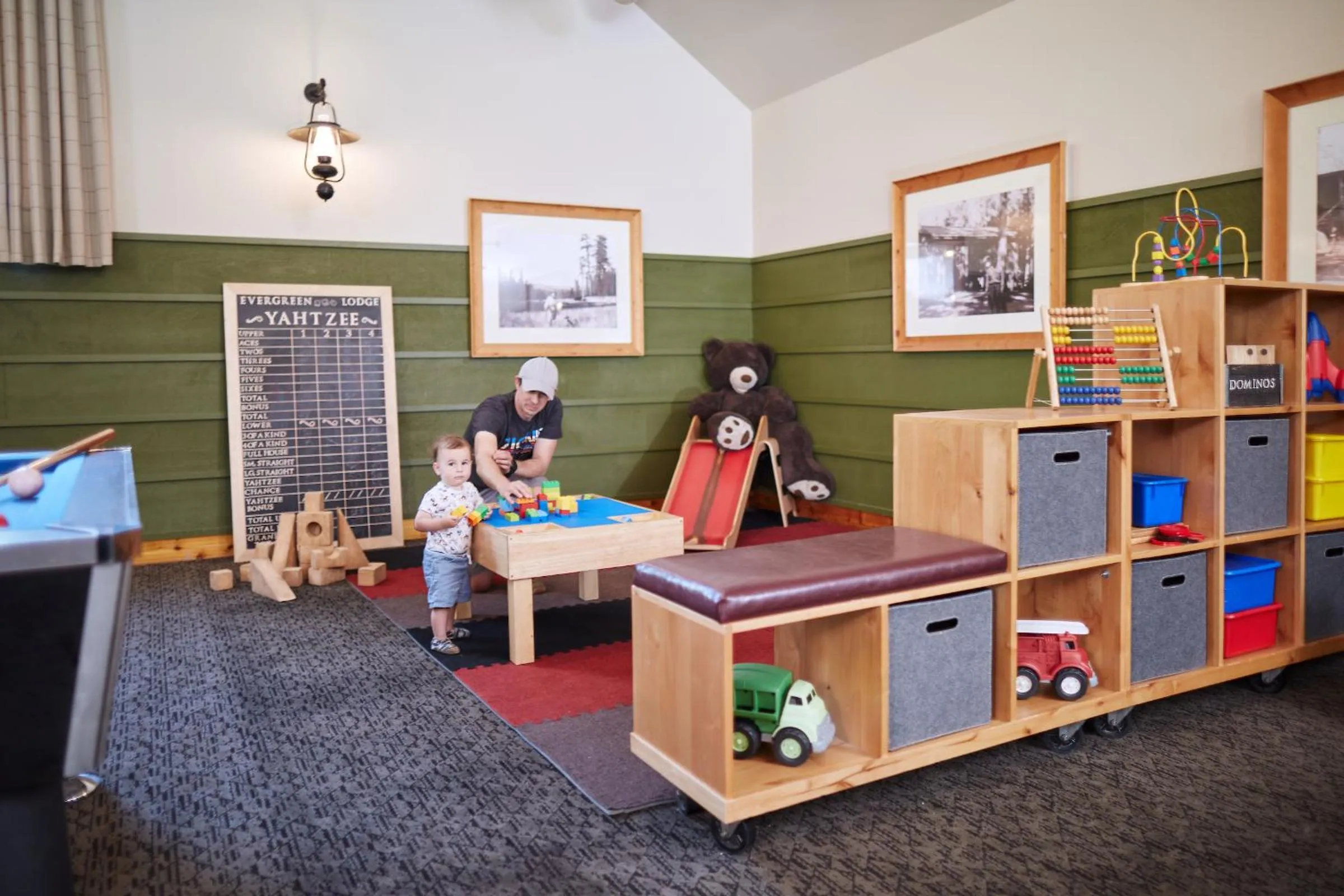 Game Room in Evergreen Lodge at Yosemite