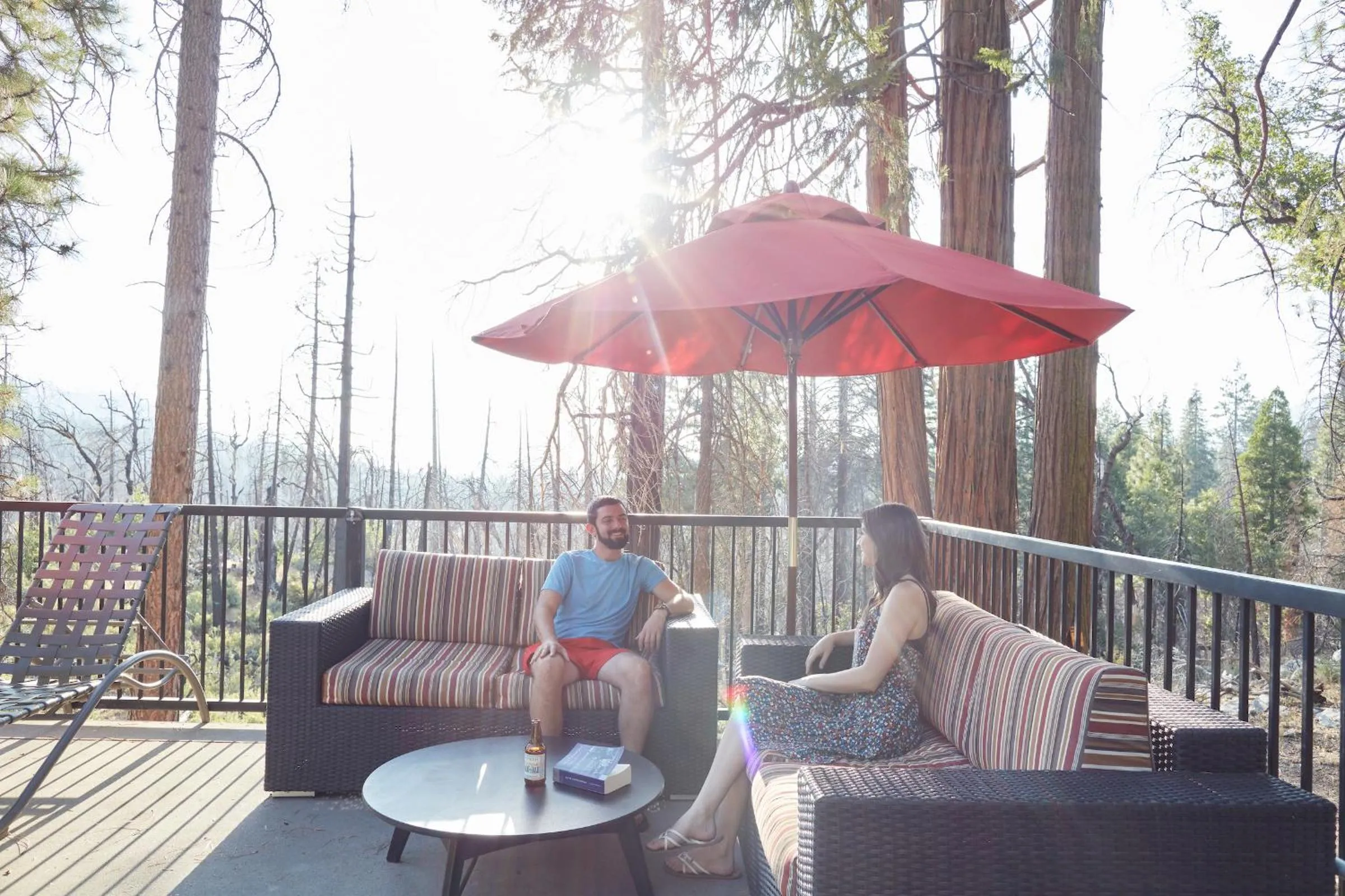 Balcony/Terrace in Evergreen Lodge at Yosemite