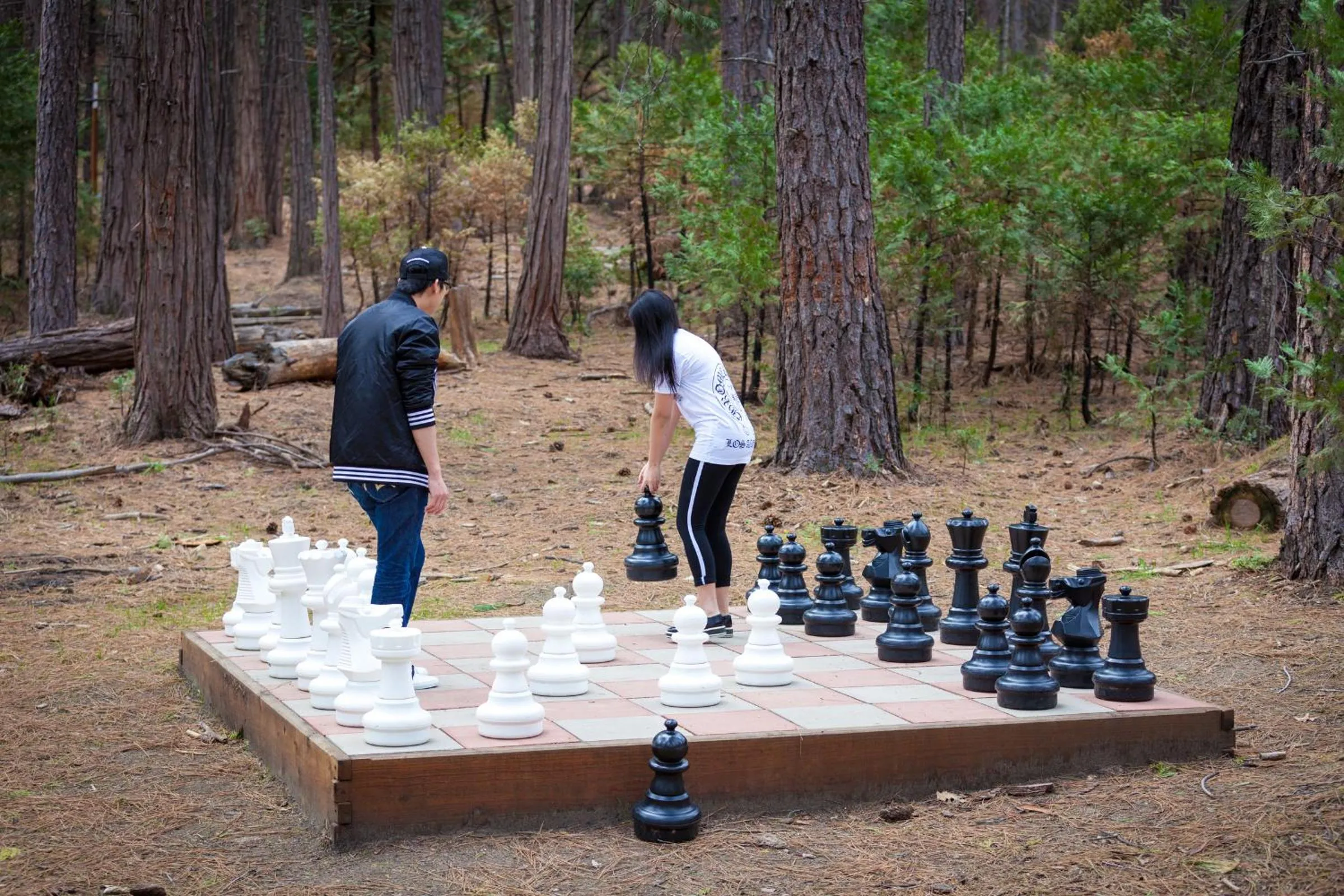 Children play ground in Evergreen Lodge at Yosemite