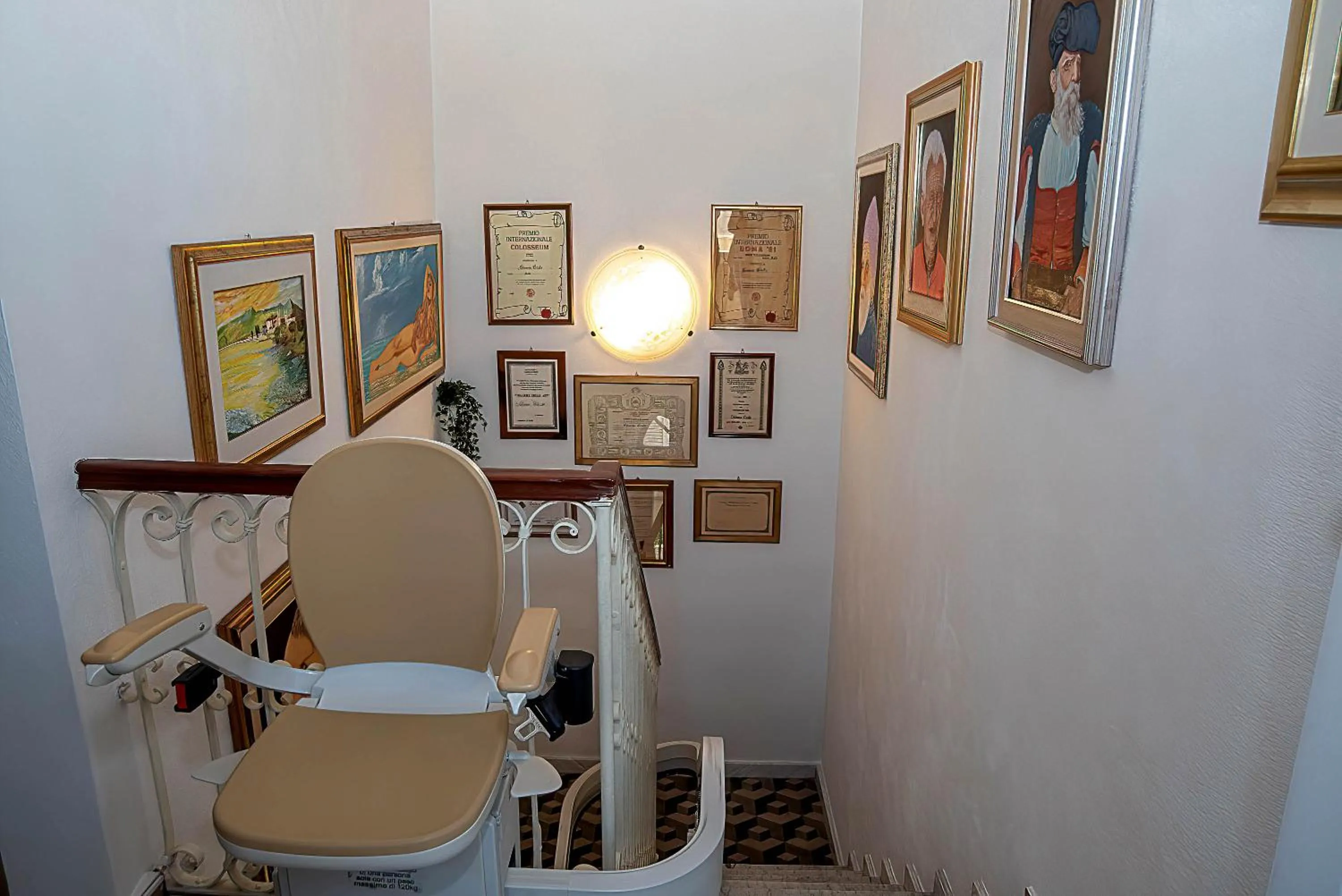 Seating area in La casa del pittore