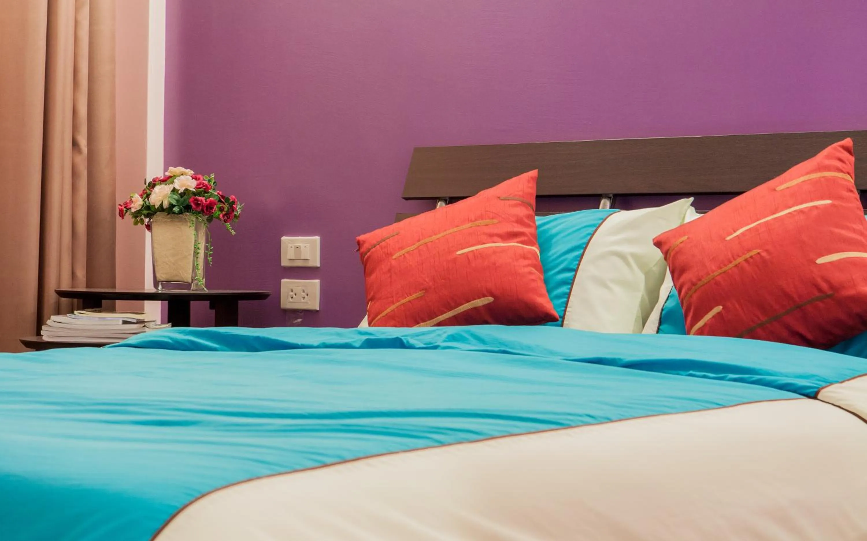 Bed in Nam Talay Resort