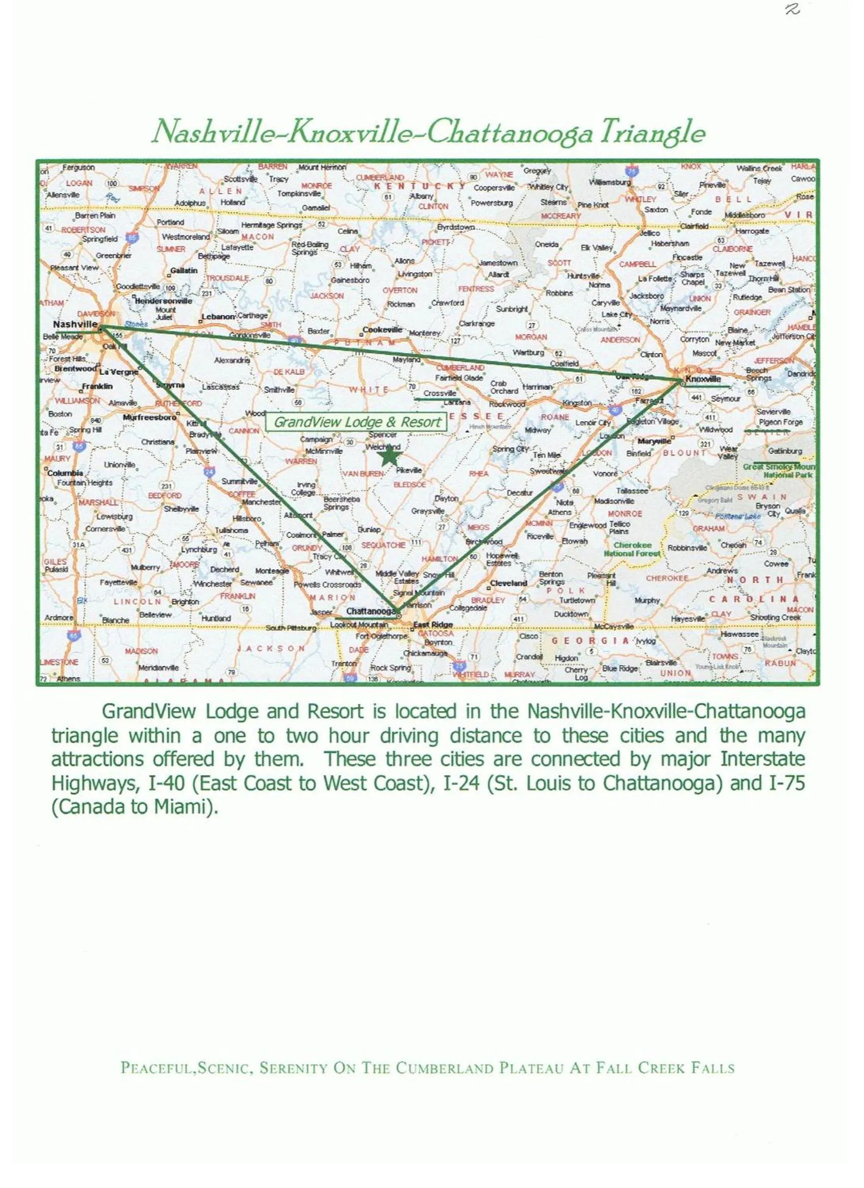 Bird's eye view in Grandview Experience Lodge