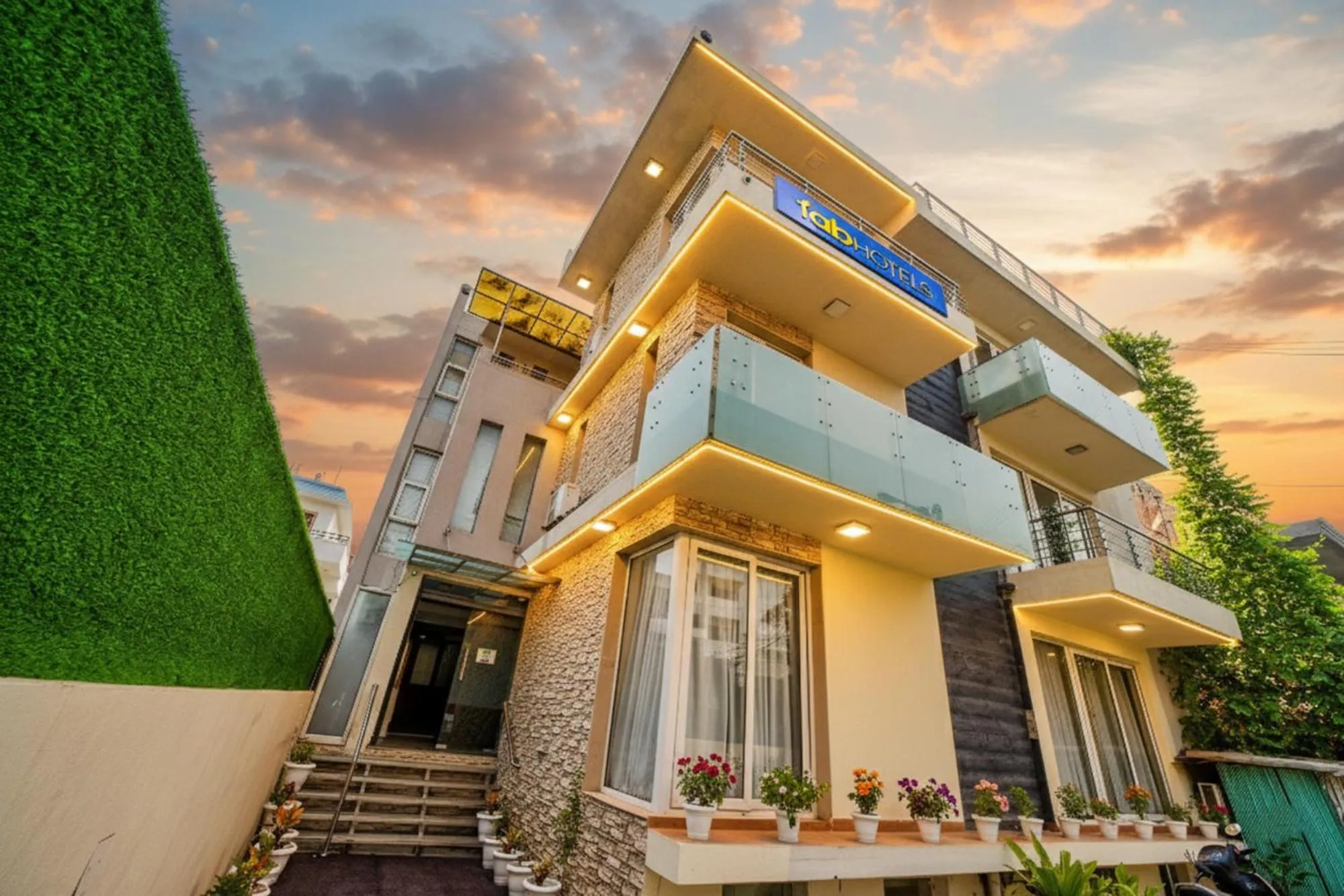 Property building in FabHotel Rivlet