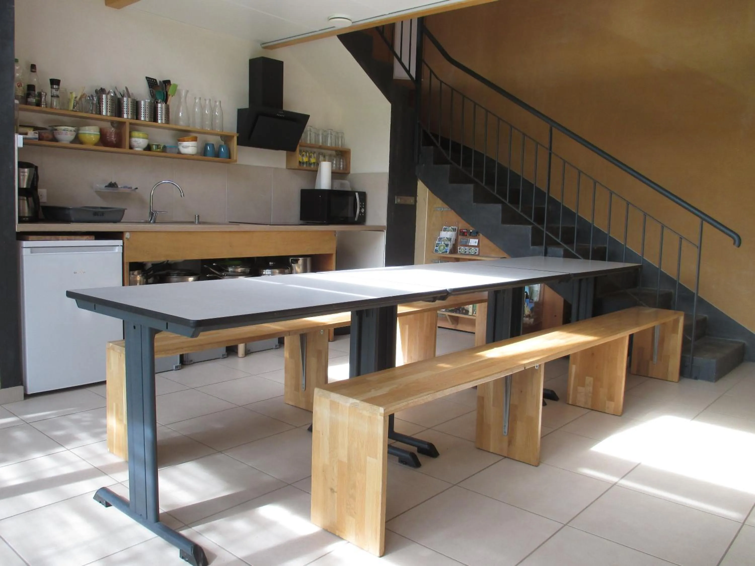 Dining area in Le Baugyte - Gite de GROUPE - 14 lits simples