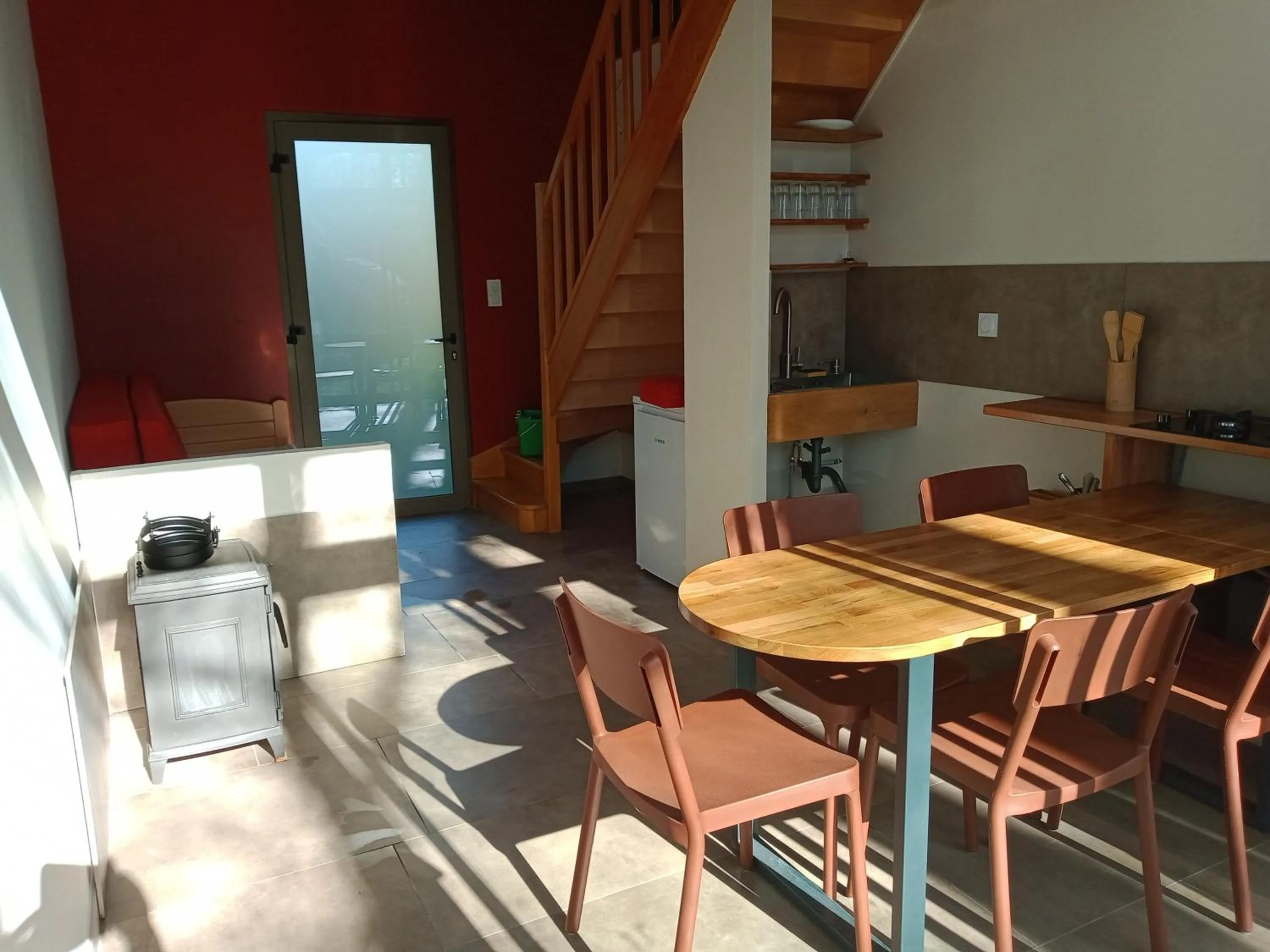 kitchen in Le Baugyte - Gite de GROUPE - 14 lits simples