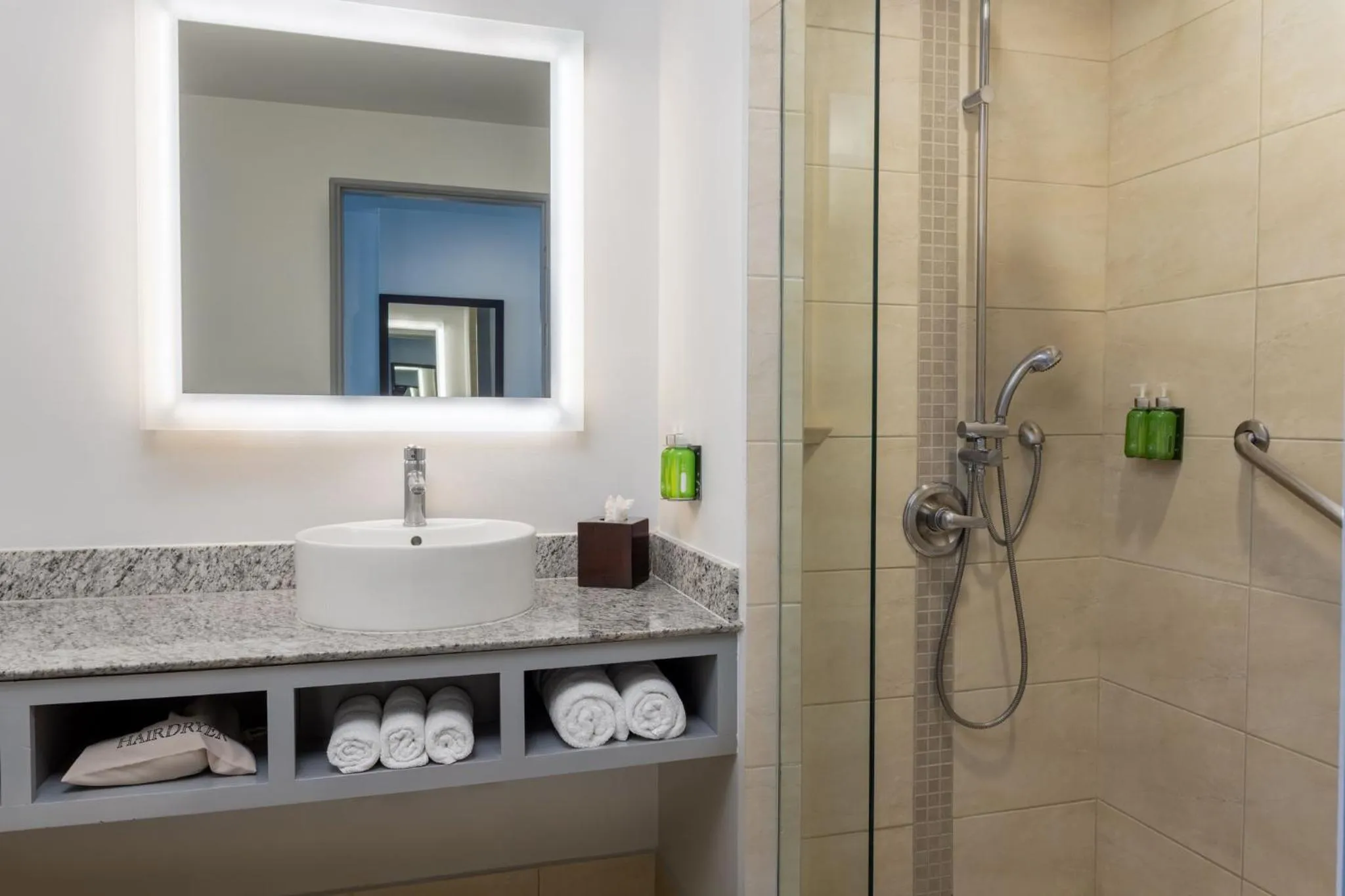 Bathroom in Holiday Inn Express San Jose Forum by IHG
