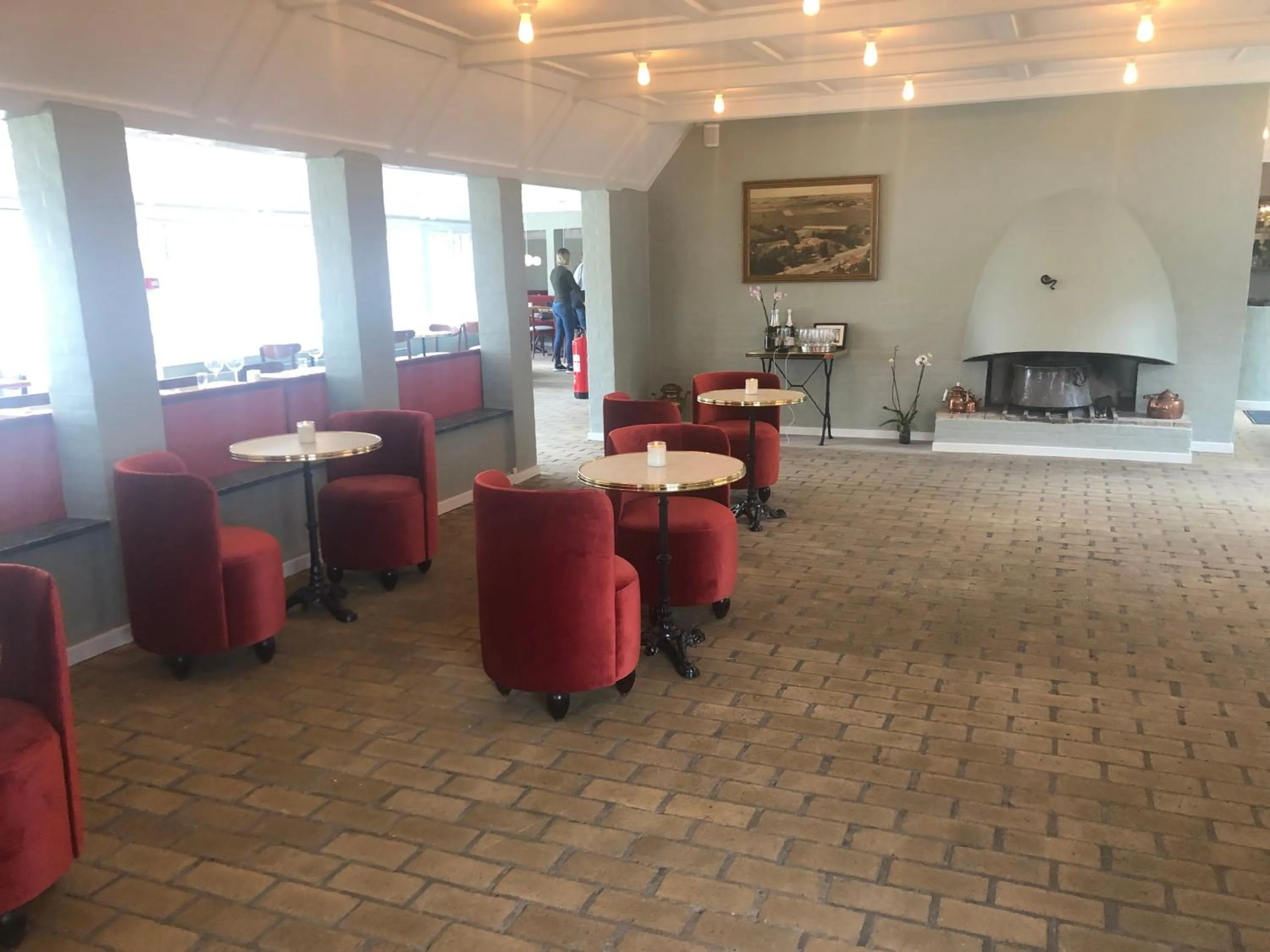 Lobby or reception in Hotel Nørrevang