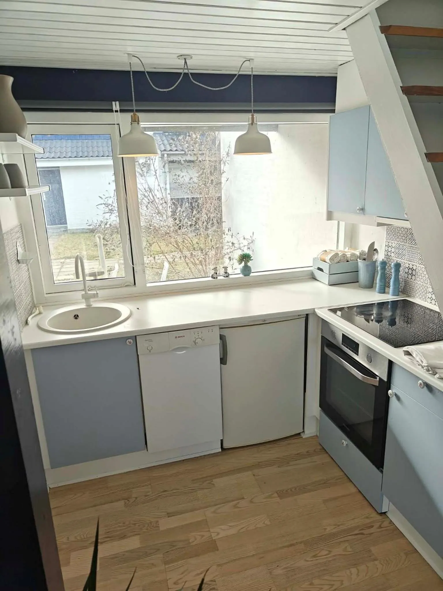 Kitchen or kitchenette in Hotel Nørrevang