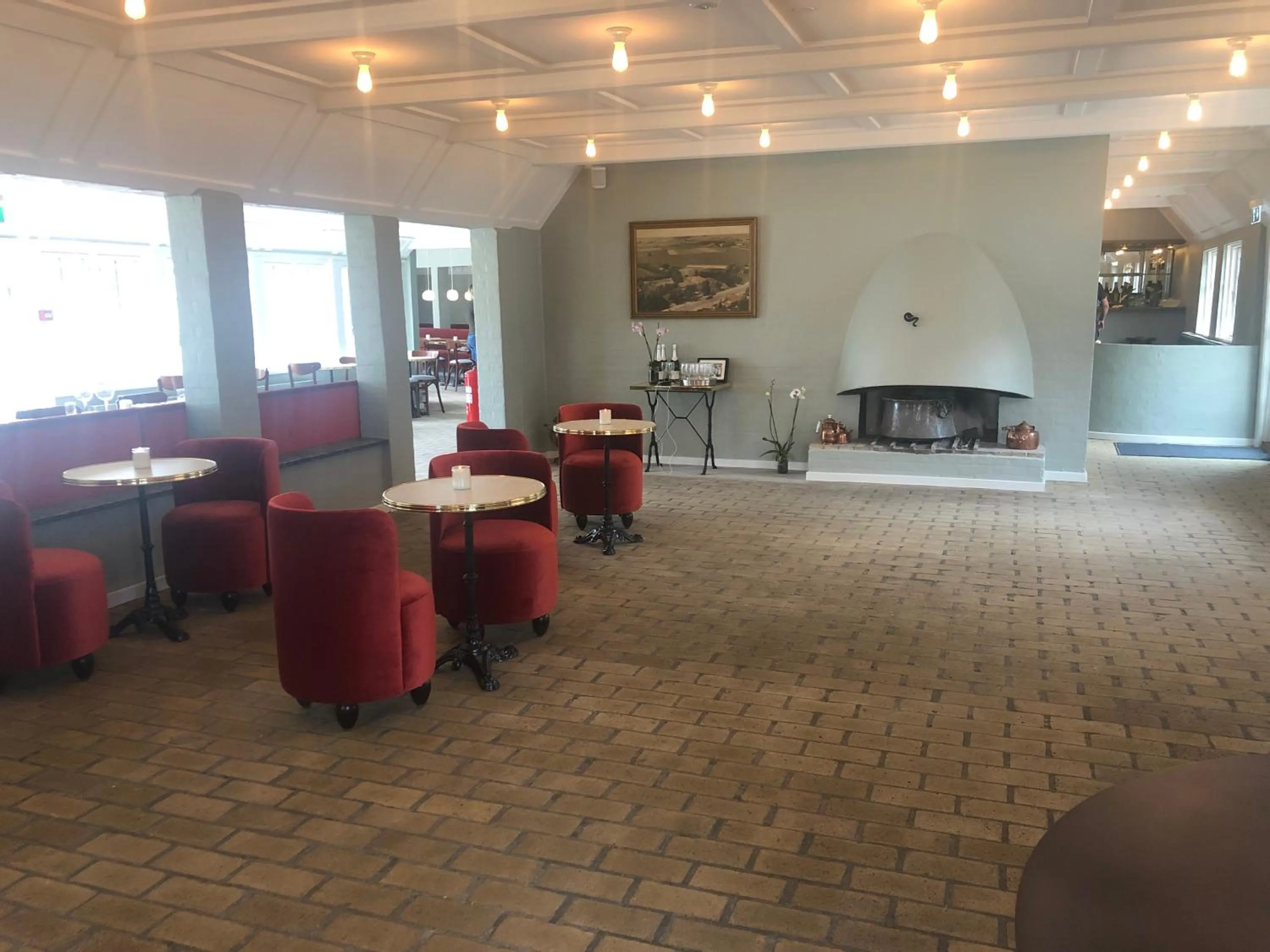 Lobby or reception in Hotel Nørrevang