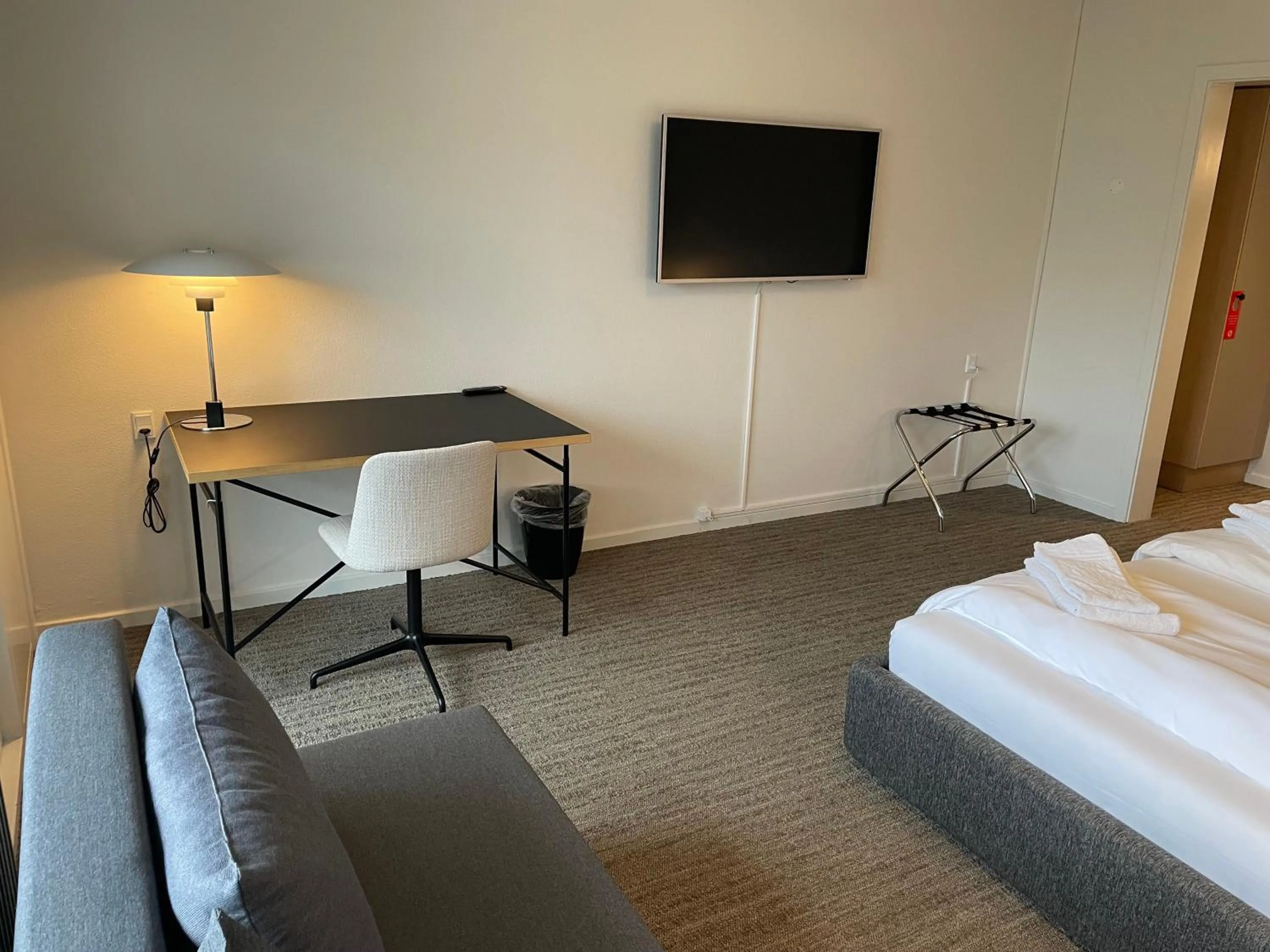 Bedroom, Bed in Hotel Nørrevang