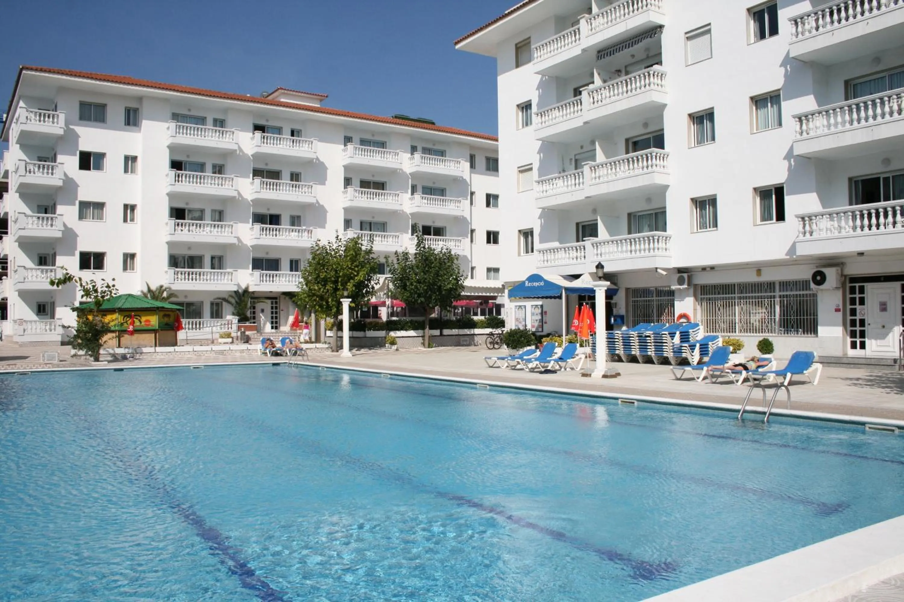 Swimming pool in Europa Family Apartments