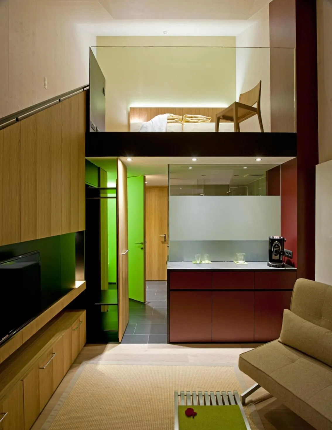 Photo of the whole room, Bed in derNeuwirt