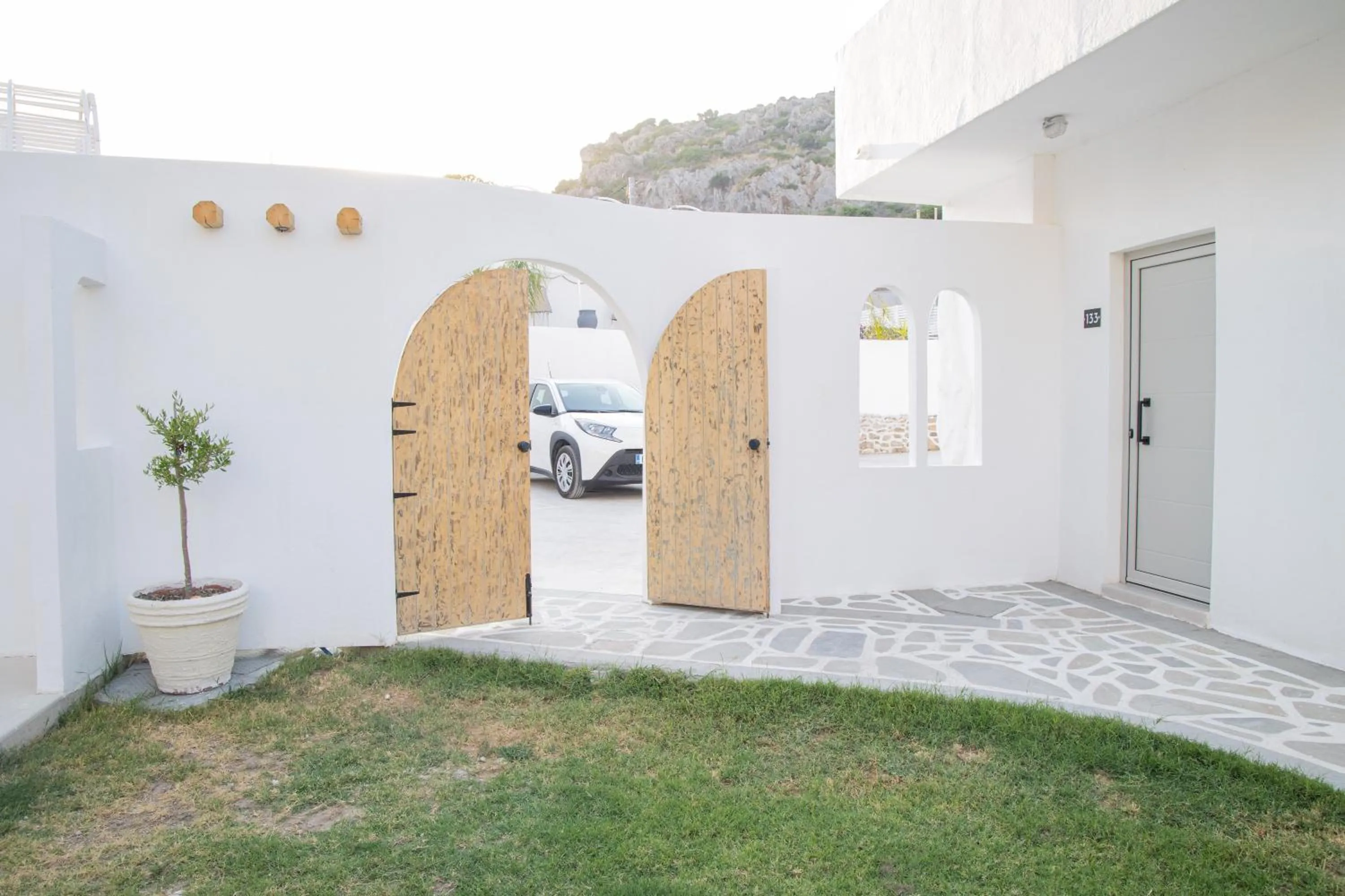 Property building in Ladiko Inn Hotel Faliraki -Anthony Quinn Bay