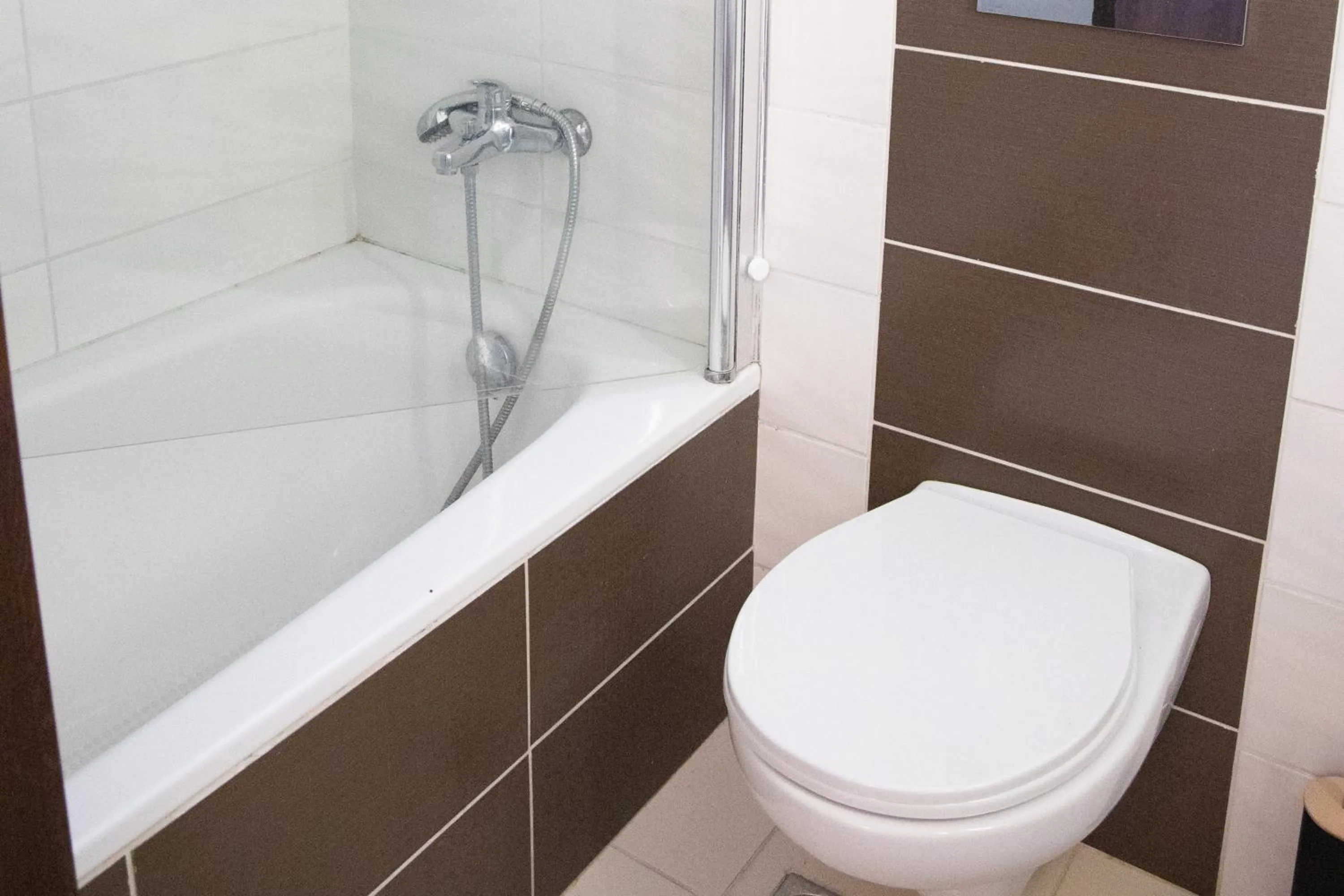 Bathroom in Ladiko Inn Hotel Faliraki -Anthony Quinn Bay