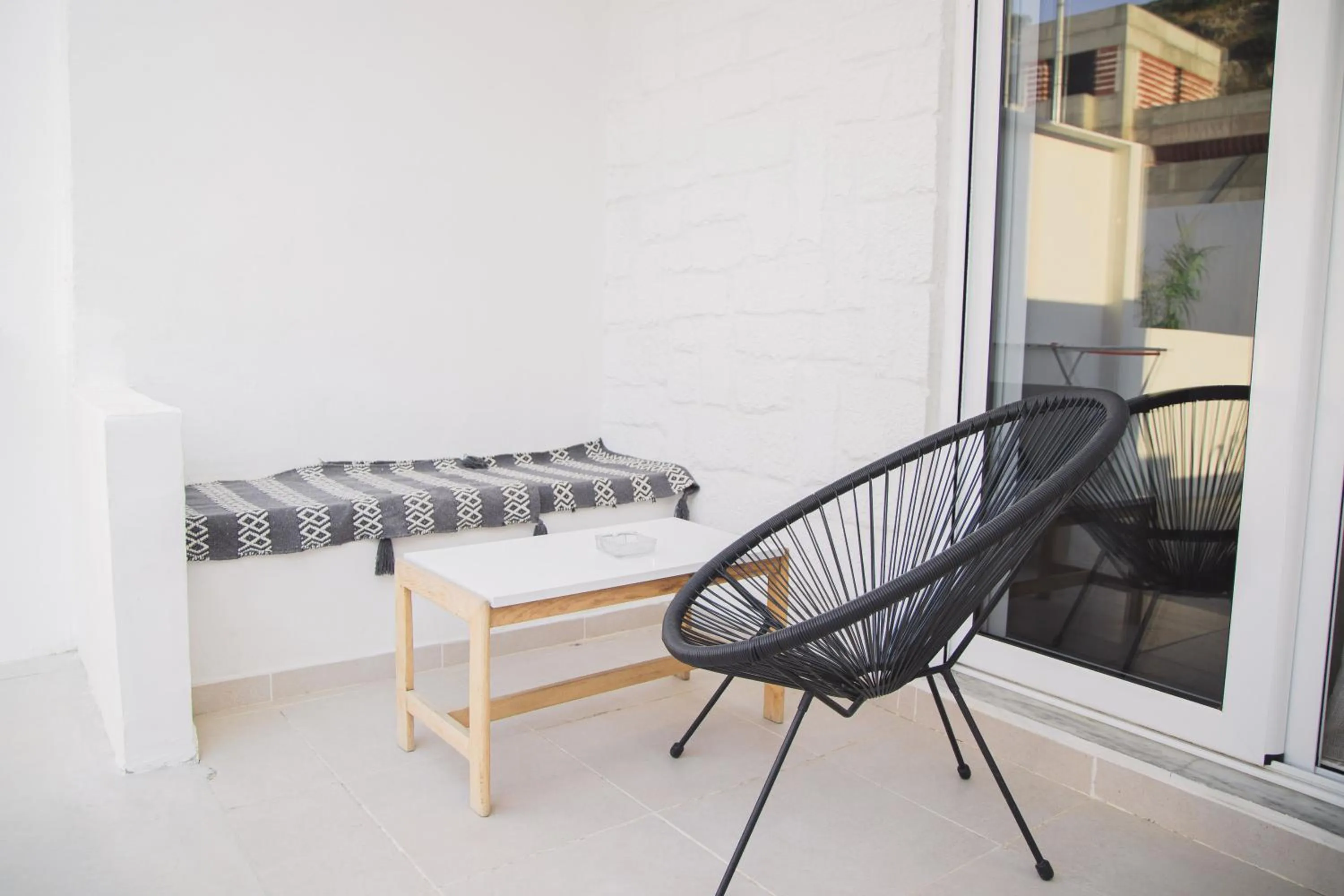 Balcony/Terrace in Ladiko Inn Hotel Faliraki -Anthony Quinn Bay