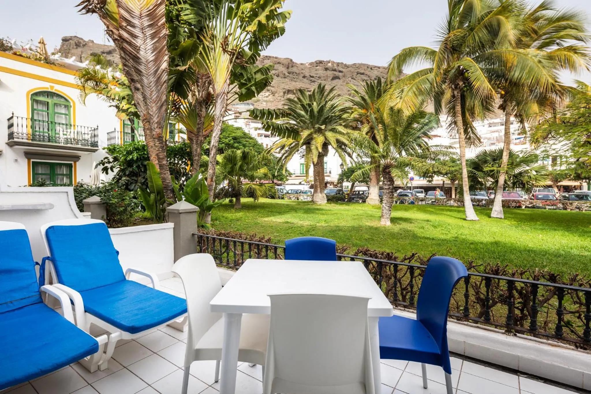 Balcony/Terrace in Billy's Puerto de Mogán Apartments by LIVVO