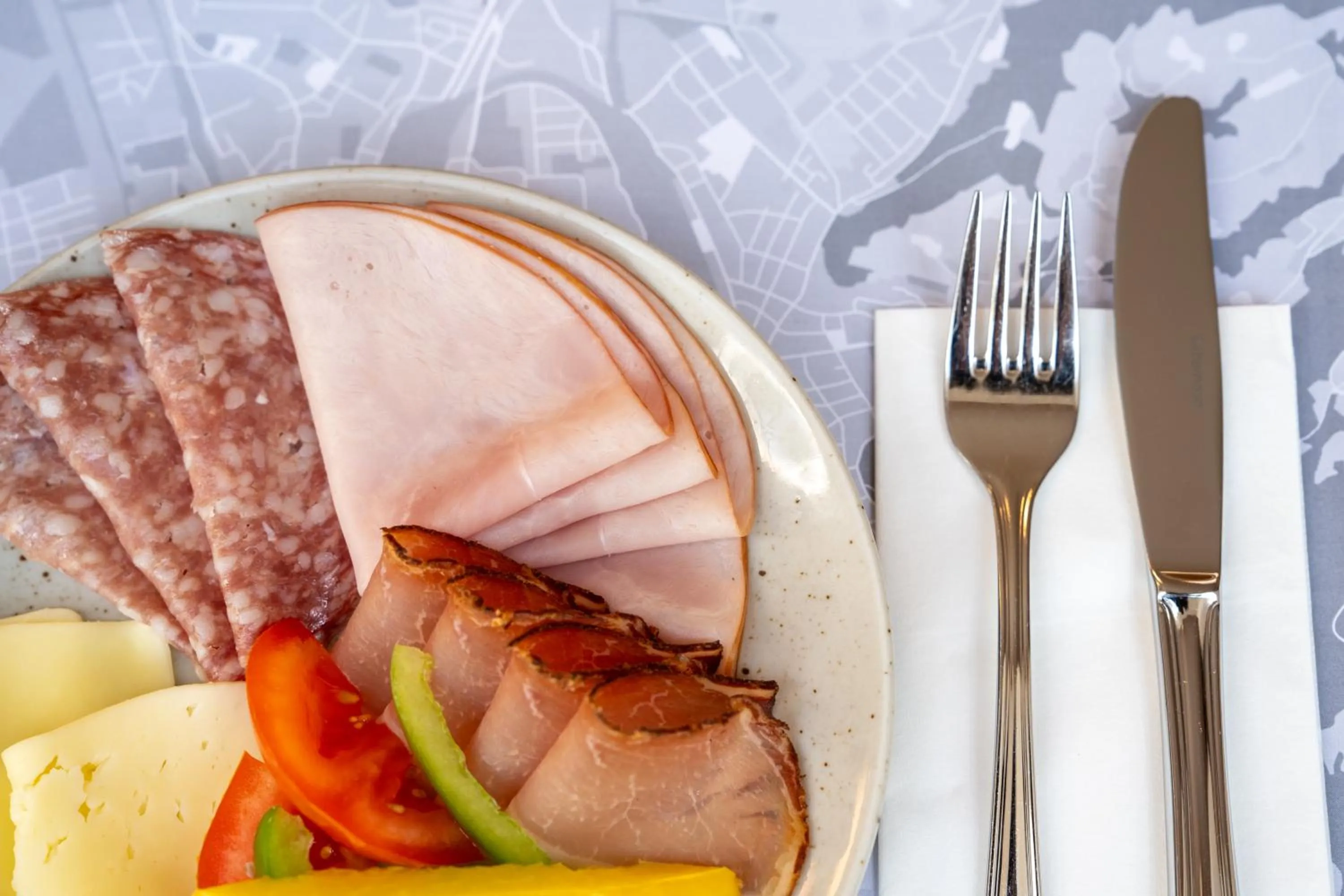 Breakfast in Das Jedermann Boutiquehotel mit Stadtgarten