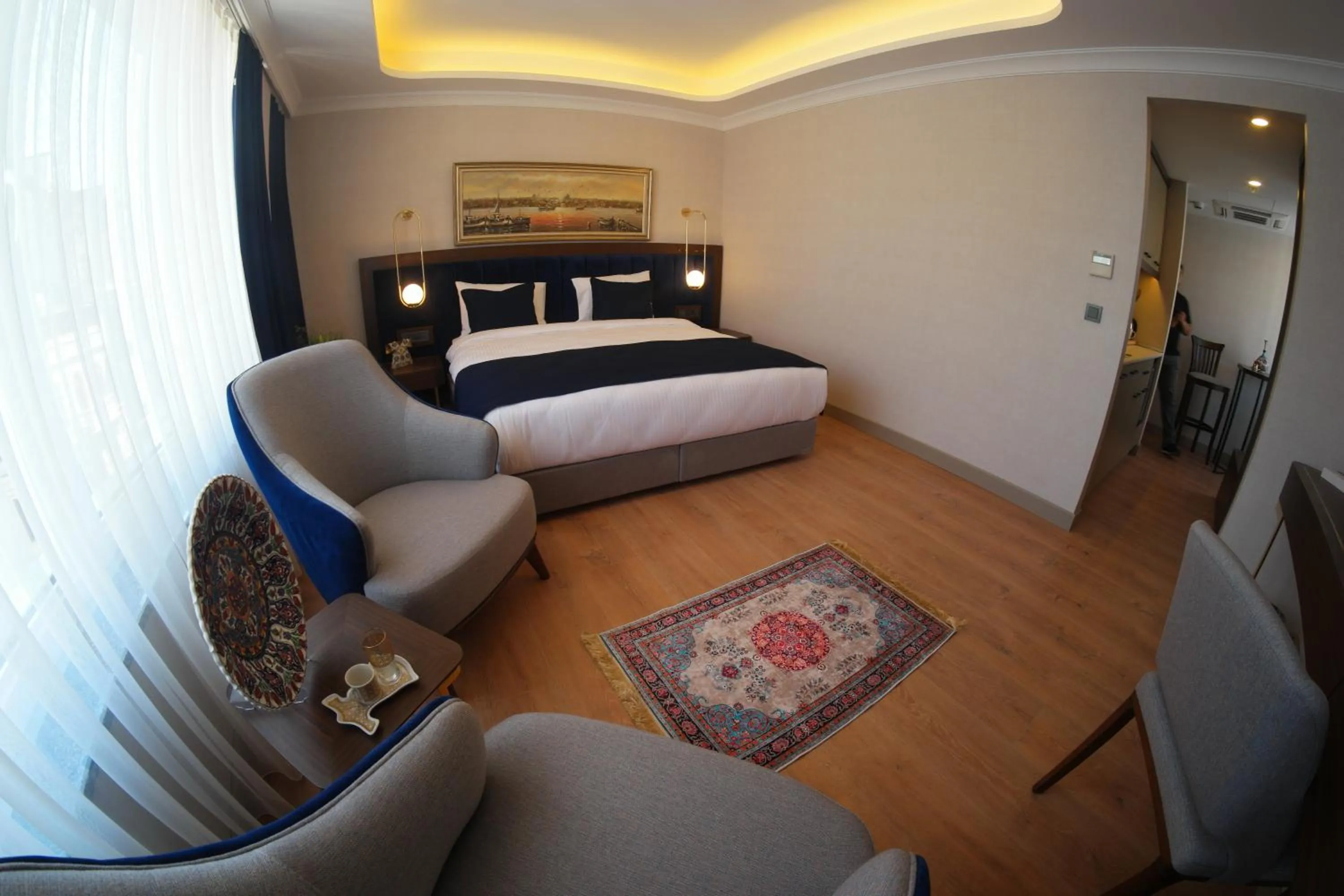 Bed in Nevi Hotel & Suites Istanbul Taksim