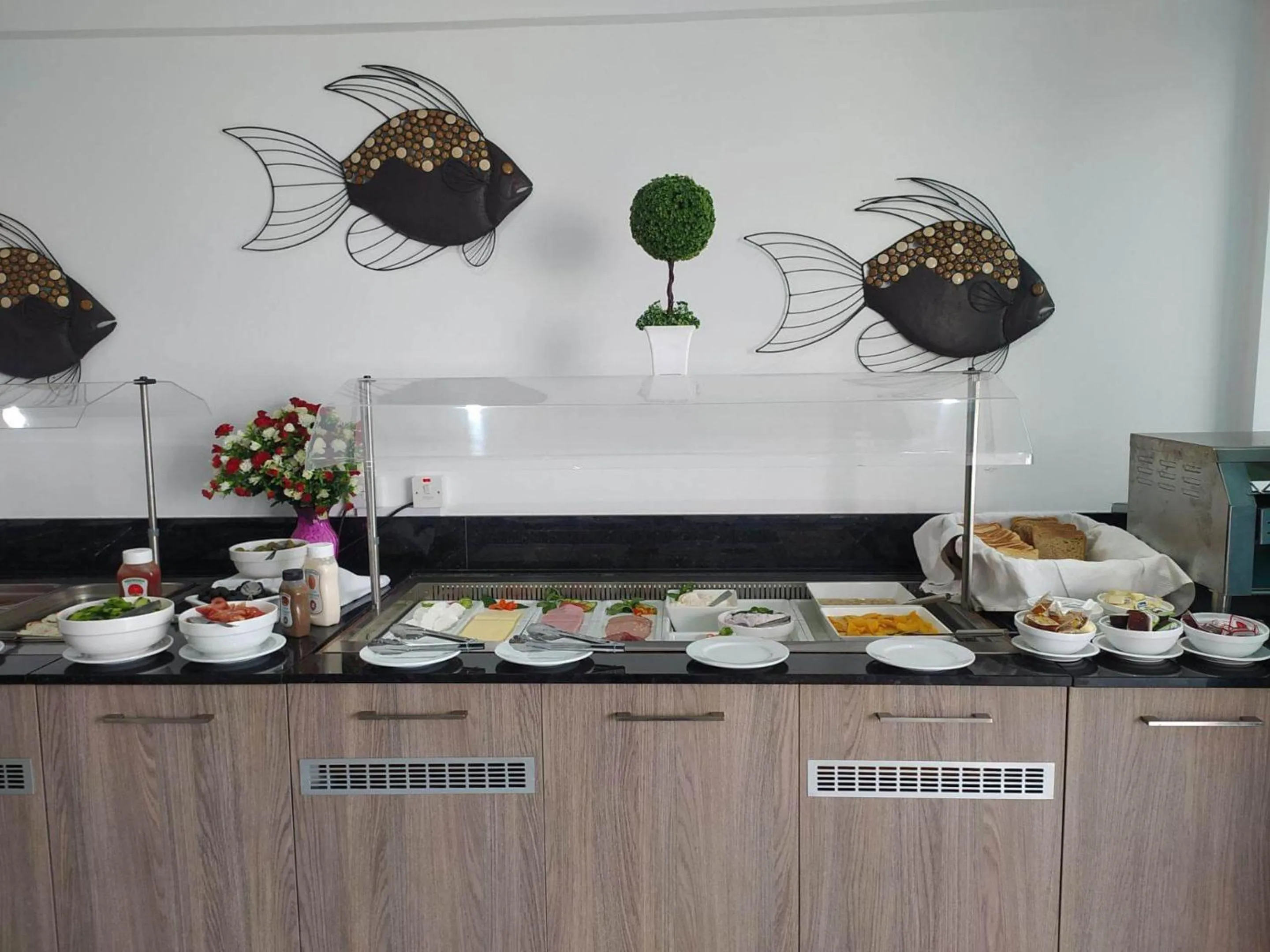 Buffet breakfast in Sunny Blue Hotel