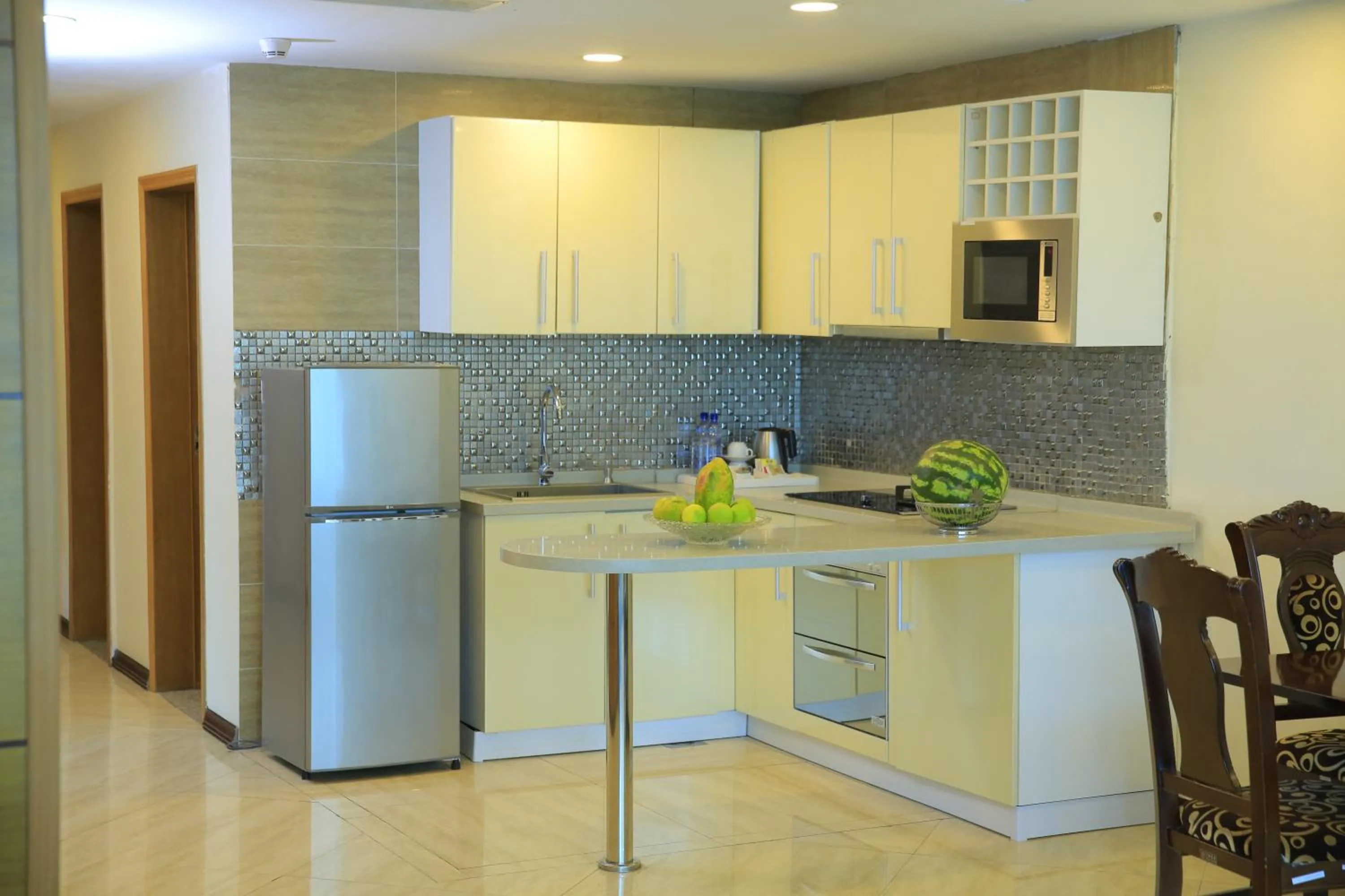 Kitchen or kitchenette in Inter Luxury Hotel