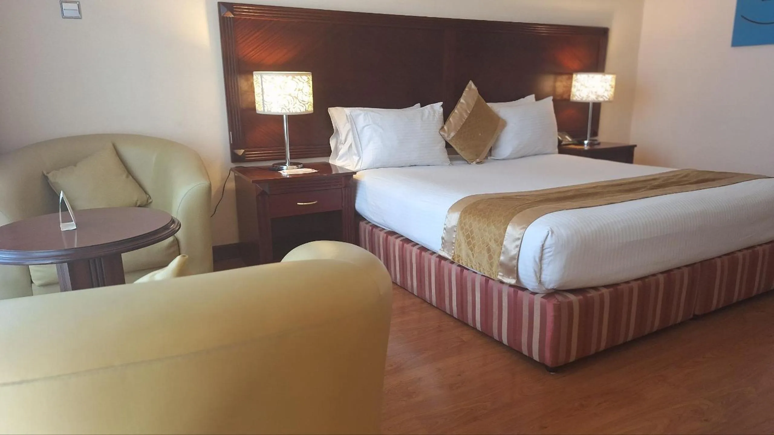 Bed in Inter Luxury Hotel