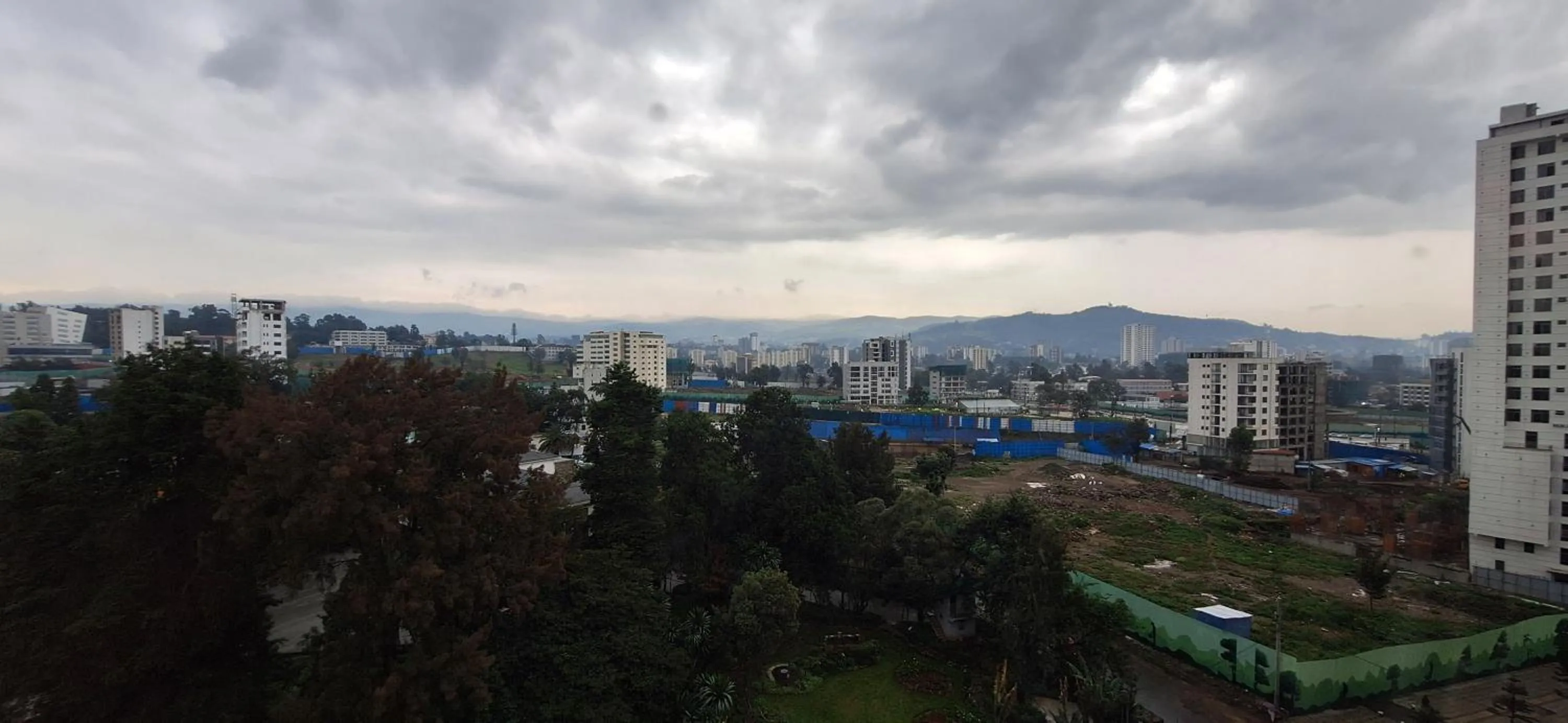City view in Radisson Blu Hotel, Addis Ababa