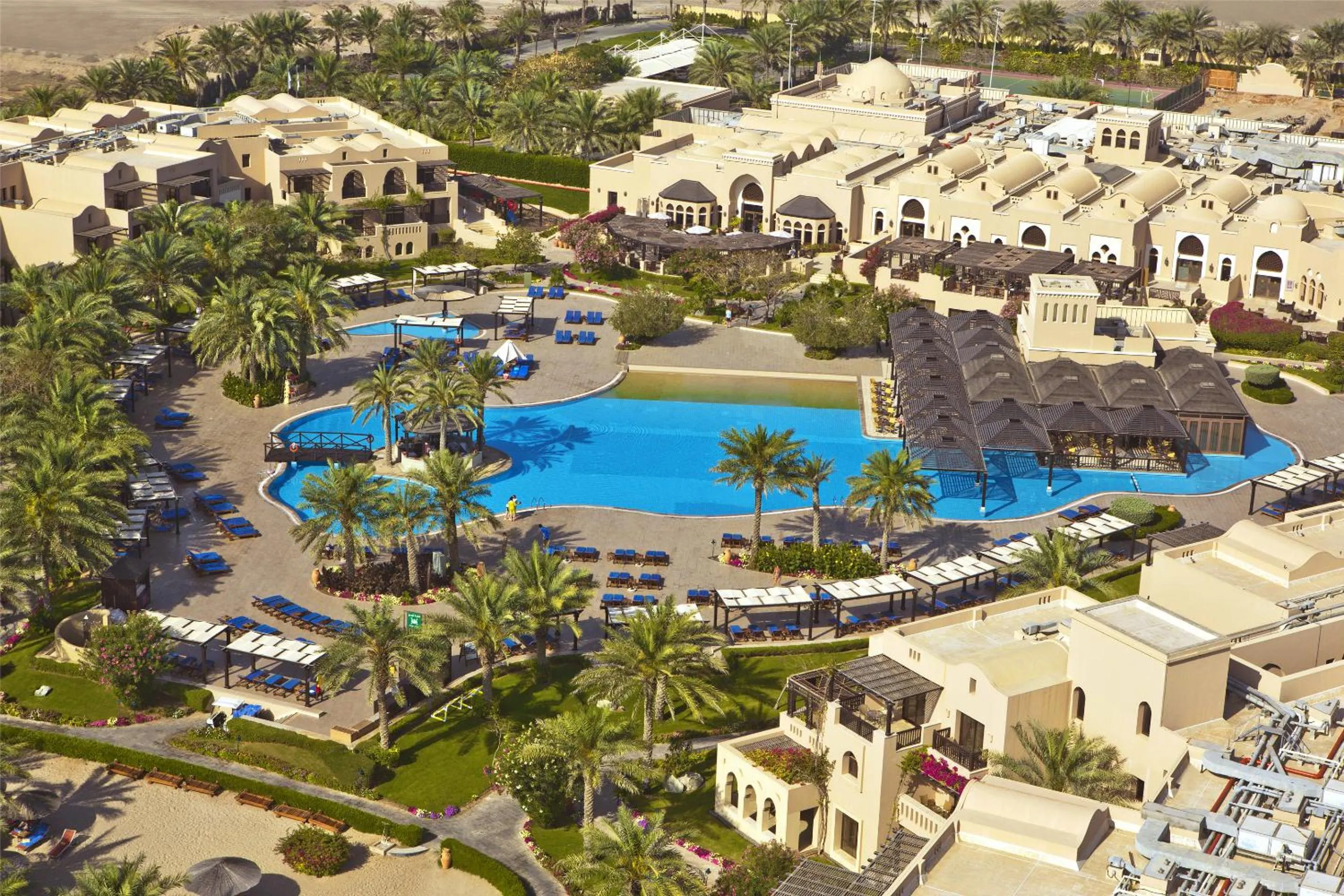 Property building in Miramar Al Aqah Beach Resort