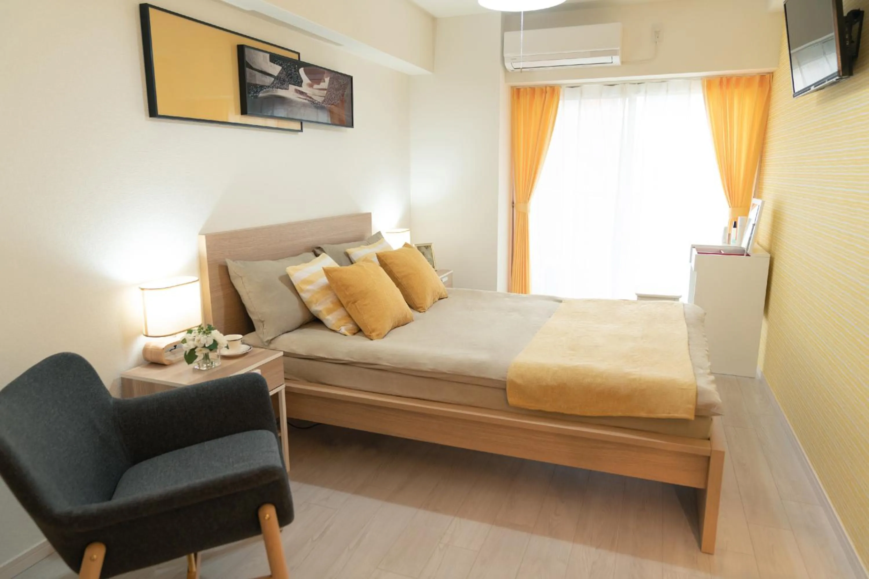 Bed in OSAKA SunShine TOWER32