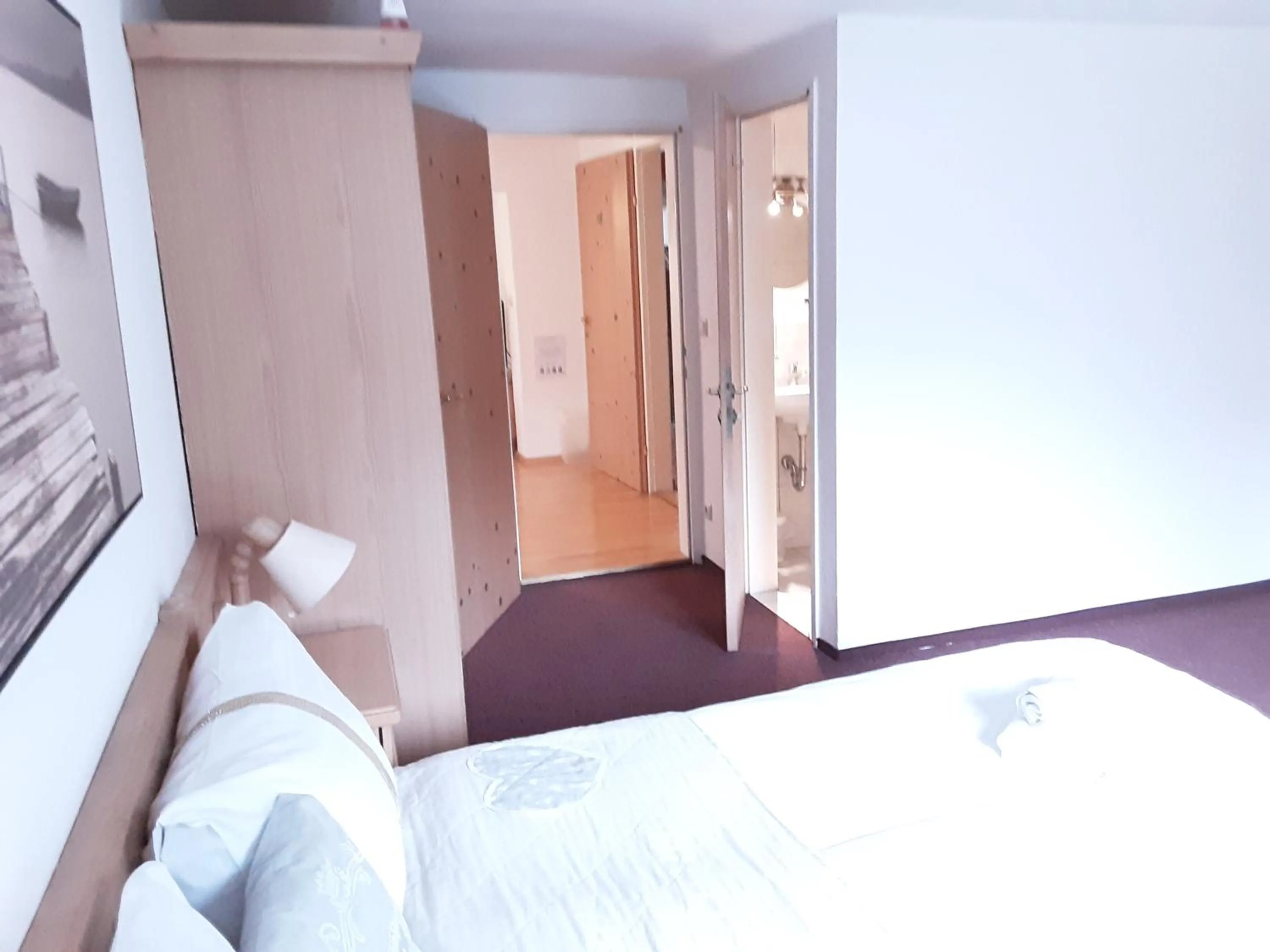 Bed in Apartment House Seerose self check-in