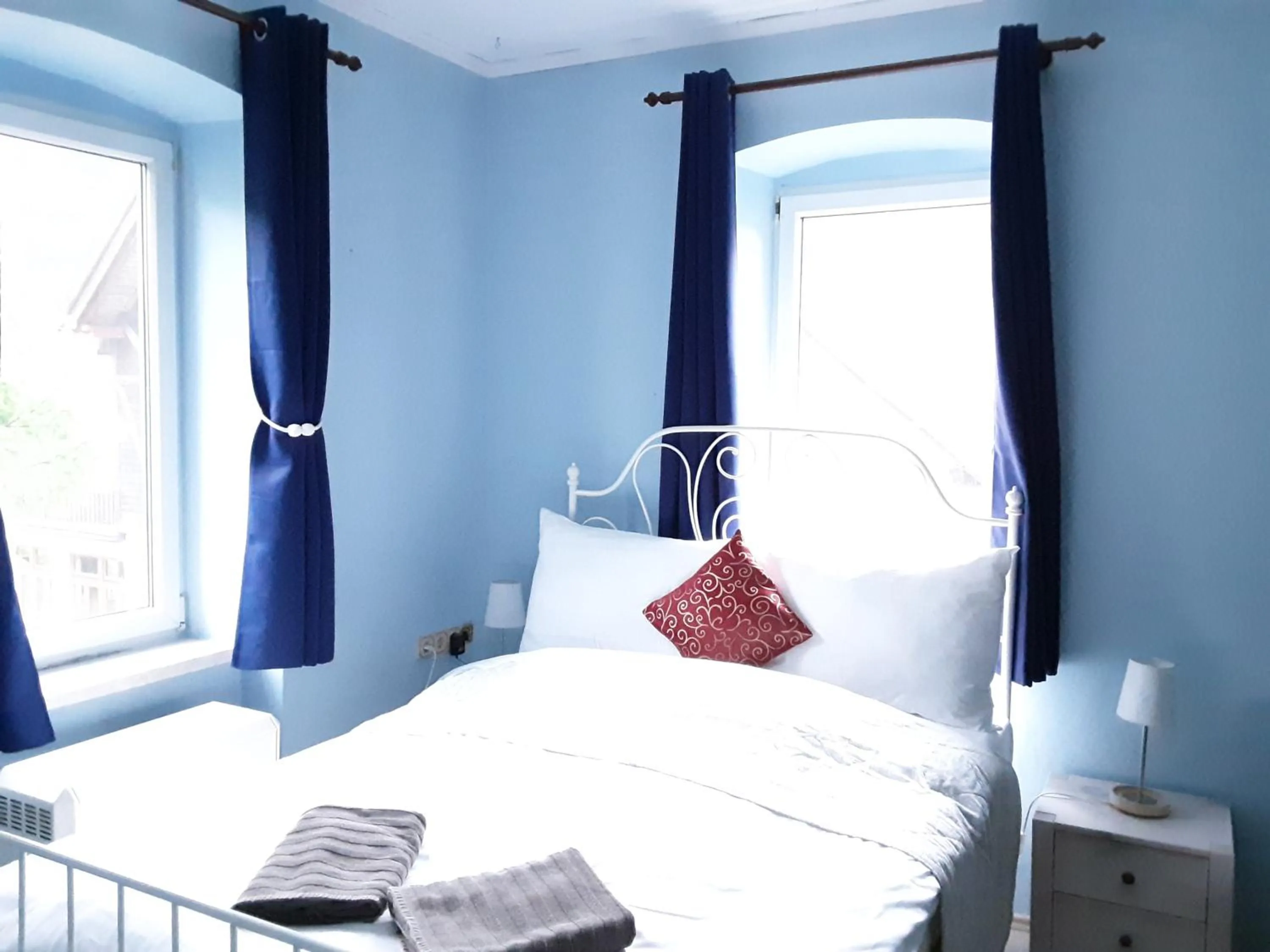 Bed in Apartment House Seerose self check-in