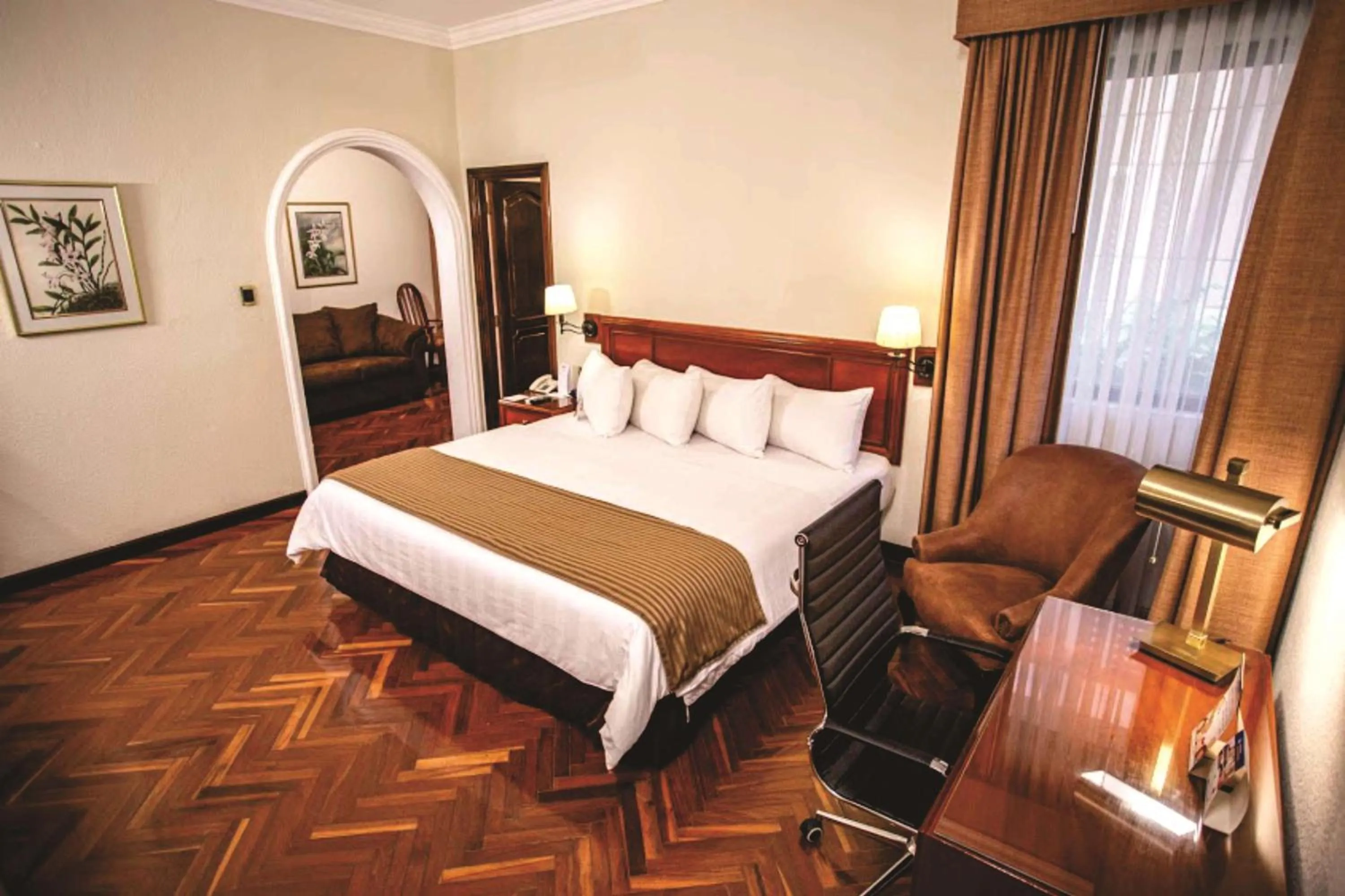 Photo of the whole room, Bed in Best Western Plus Hotel Stofella