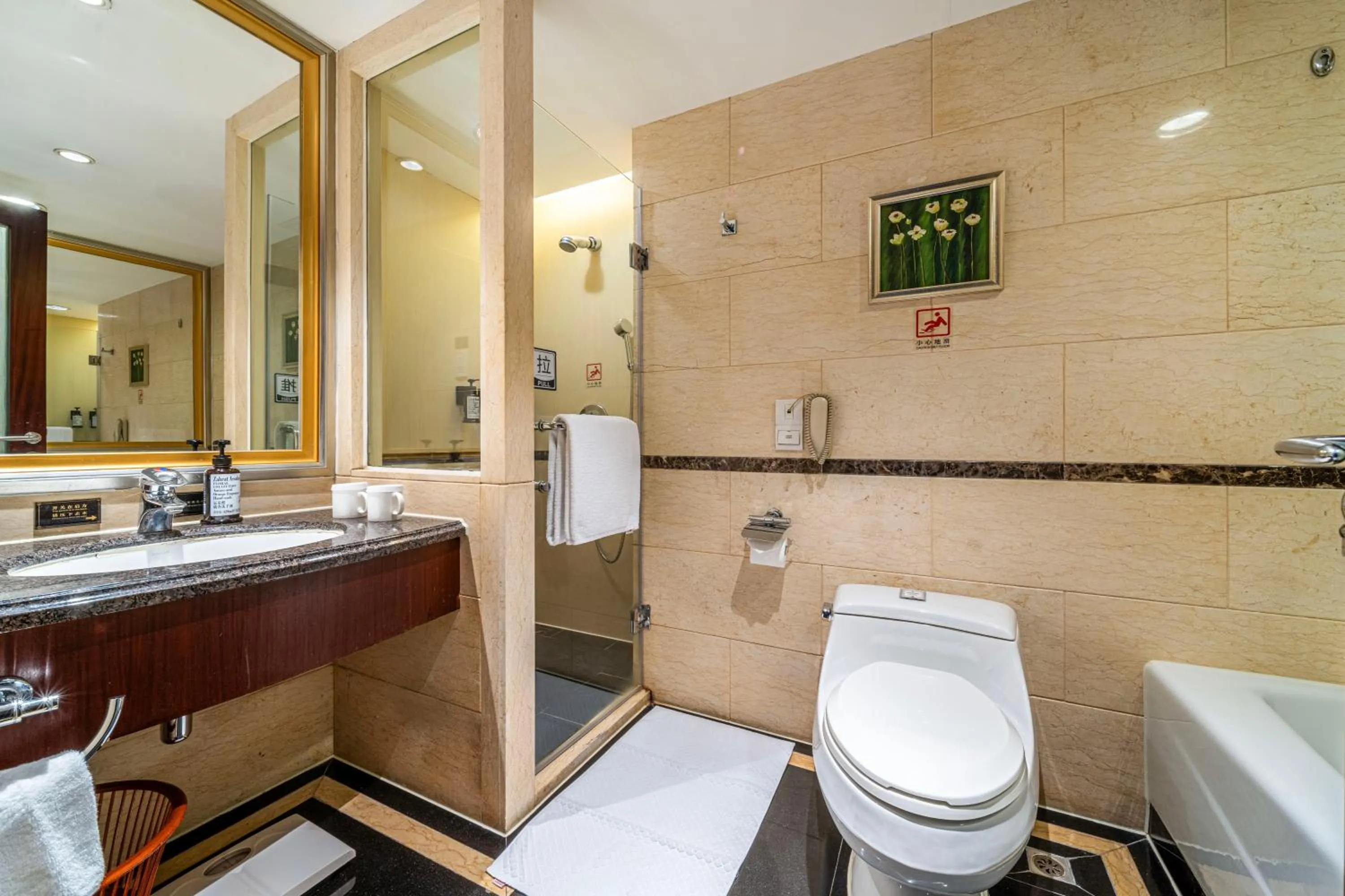 Toilet in Grand International Hotel