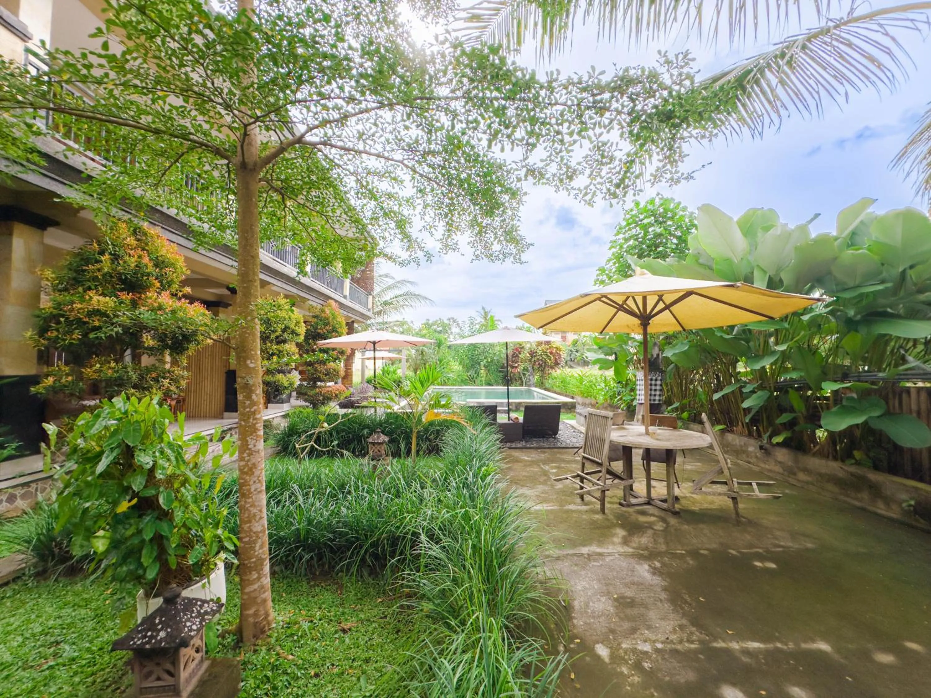 Natural landscape in Ubud Shanti Rice Field House By Supala