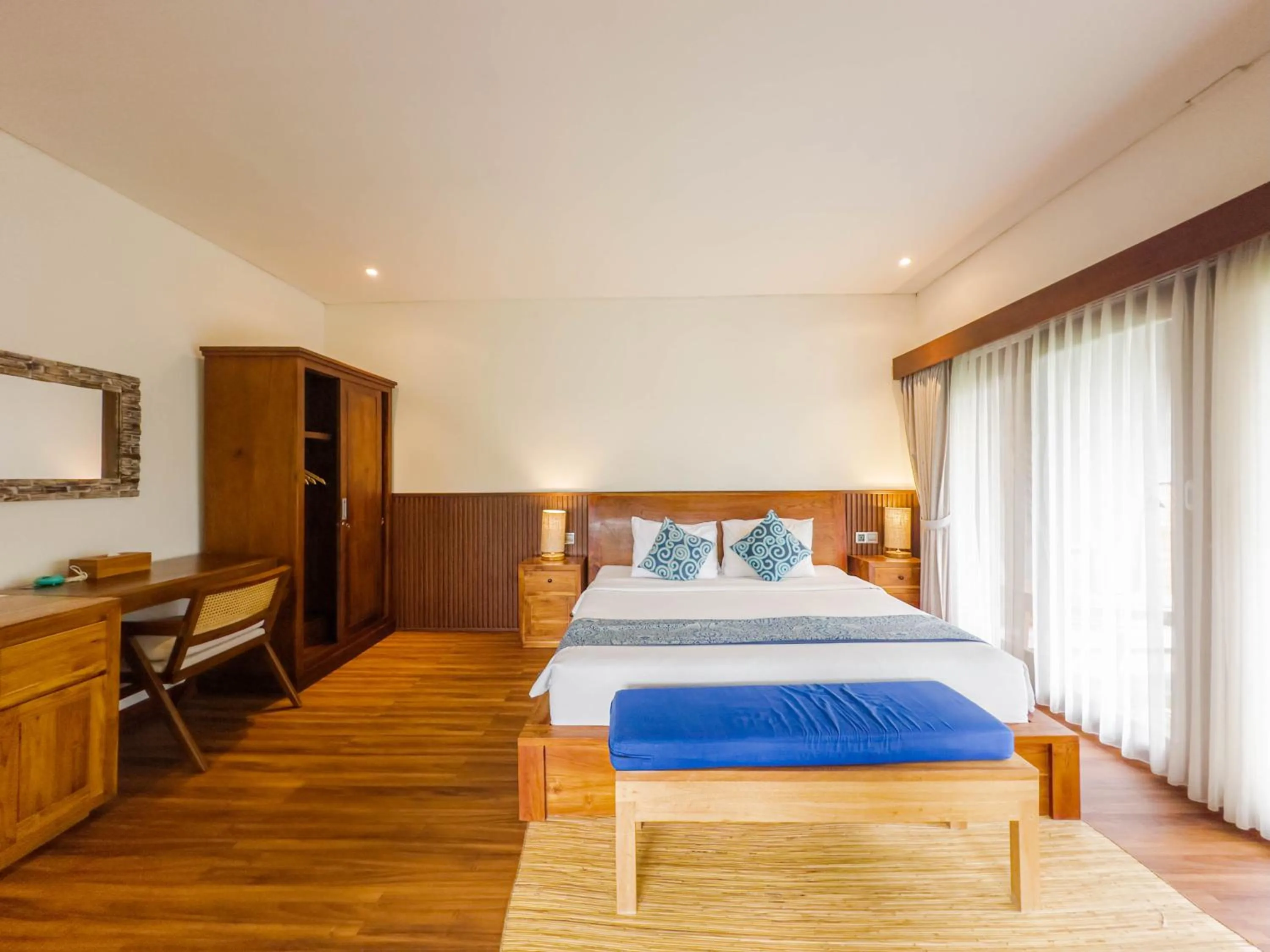 Bedroom, Bed in Ubud Shanti Rice Field House By Supala