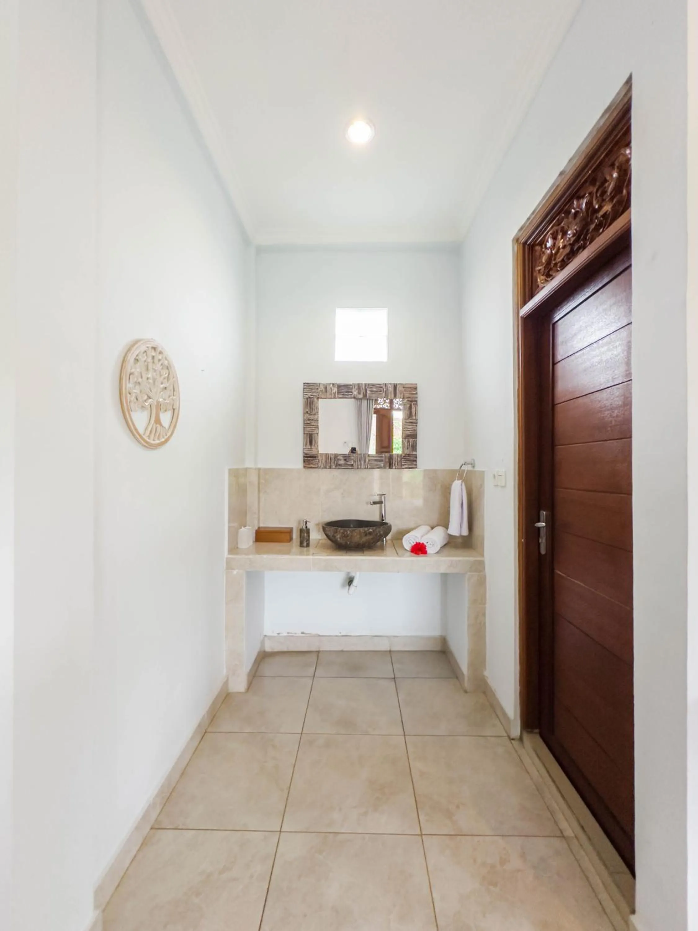 Bathroom in Ubud Shanti Rice Field House By Supala