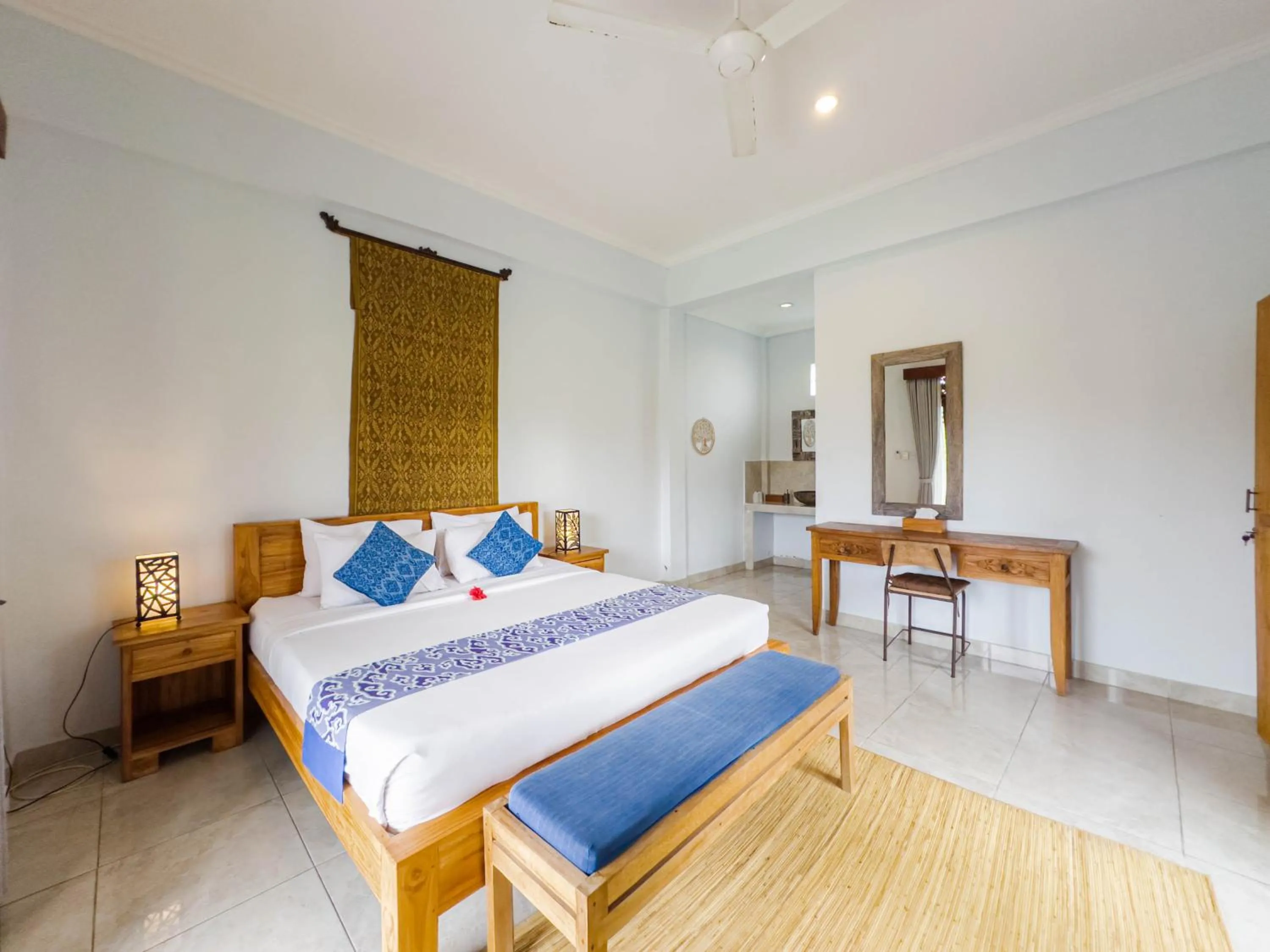 Bedroom, Bed in Ubud Shanti Rice Field House By Supala