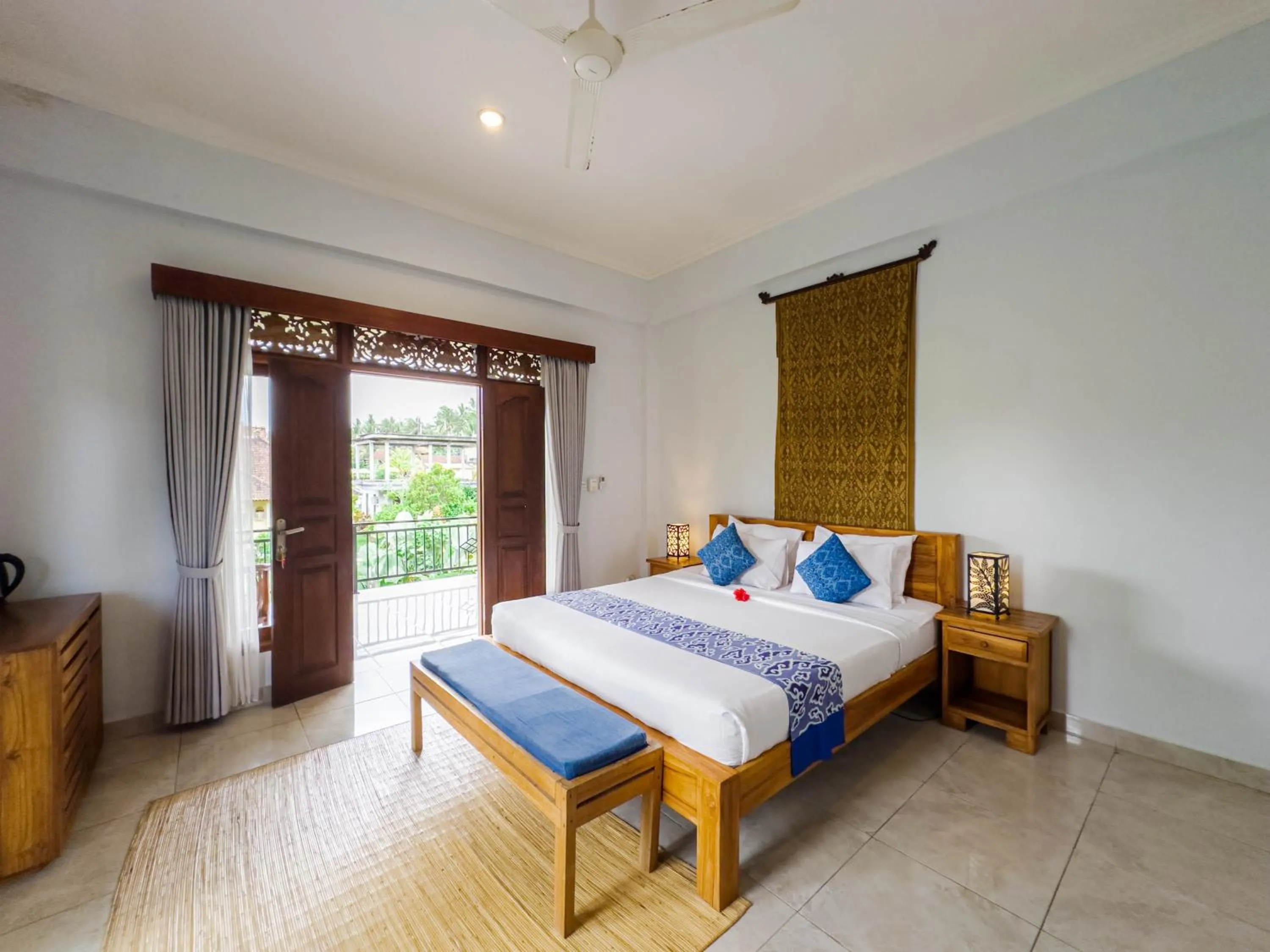 Bedroom, Bed in Ubud Shanti Rice Field House By Supala