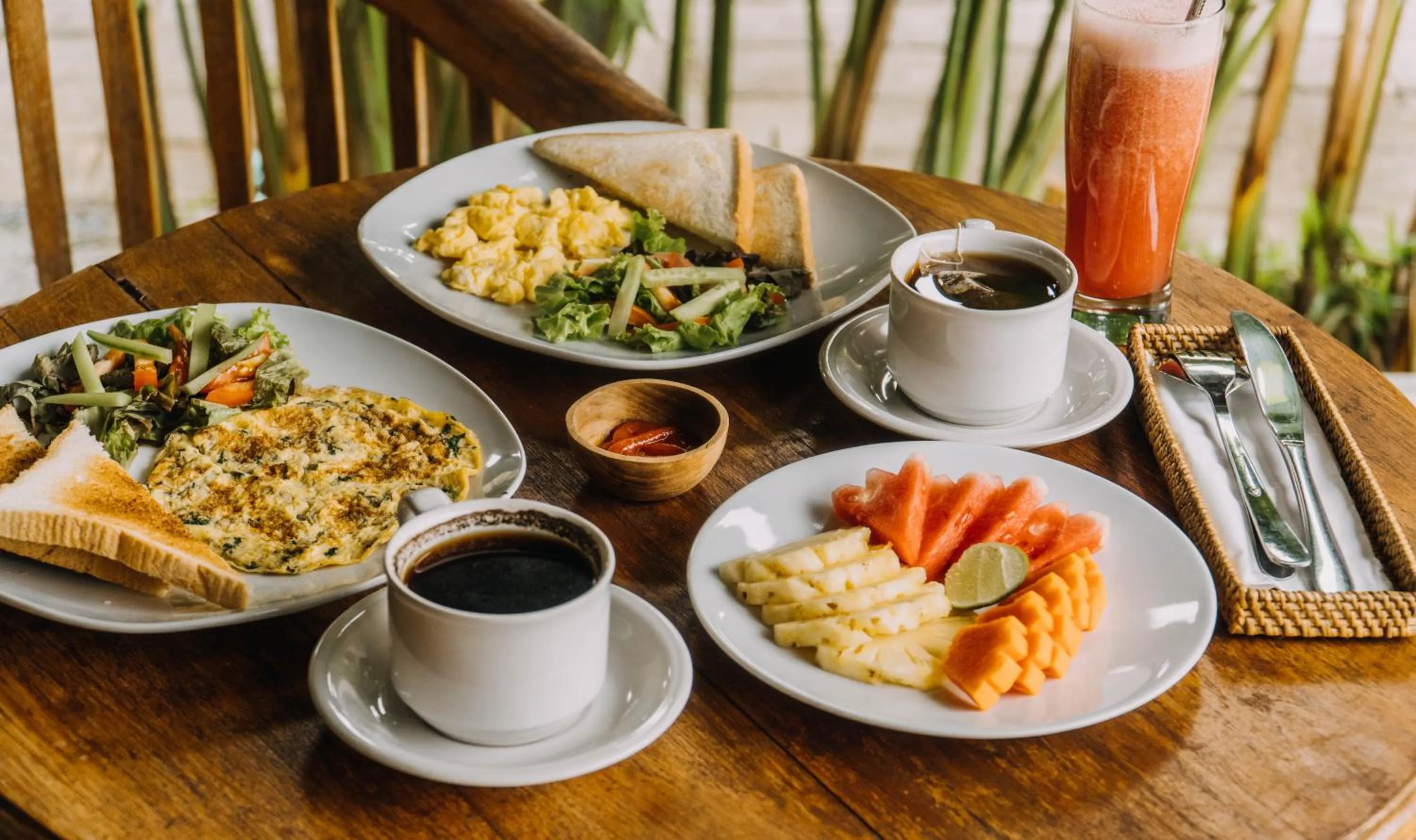 Food in Ubud Shanti Rice Field House By Supala