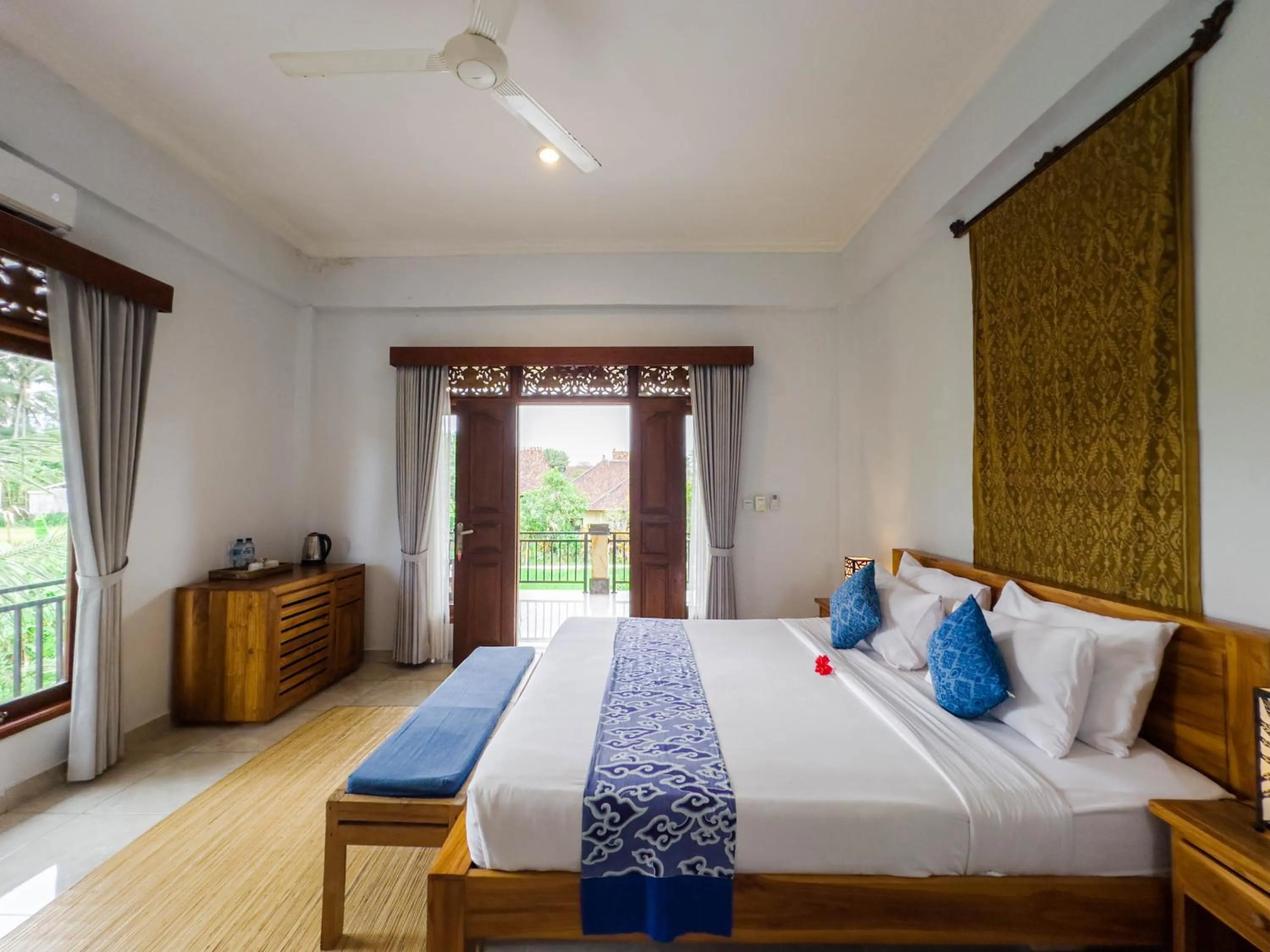 Bedroom, Bed in Ubud Shanti Rice Field House By Supala