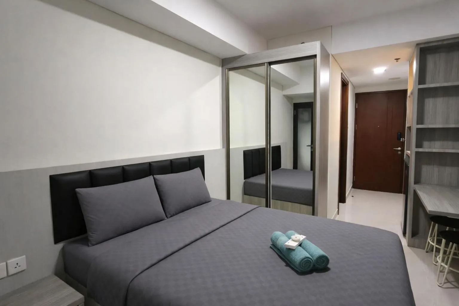 Bedroom, Bed in SleepRest @ Pollux Habibie