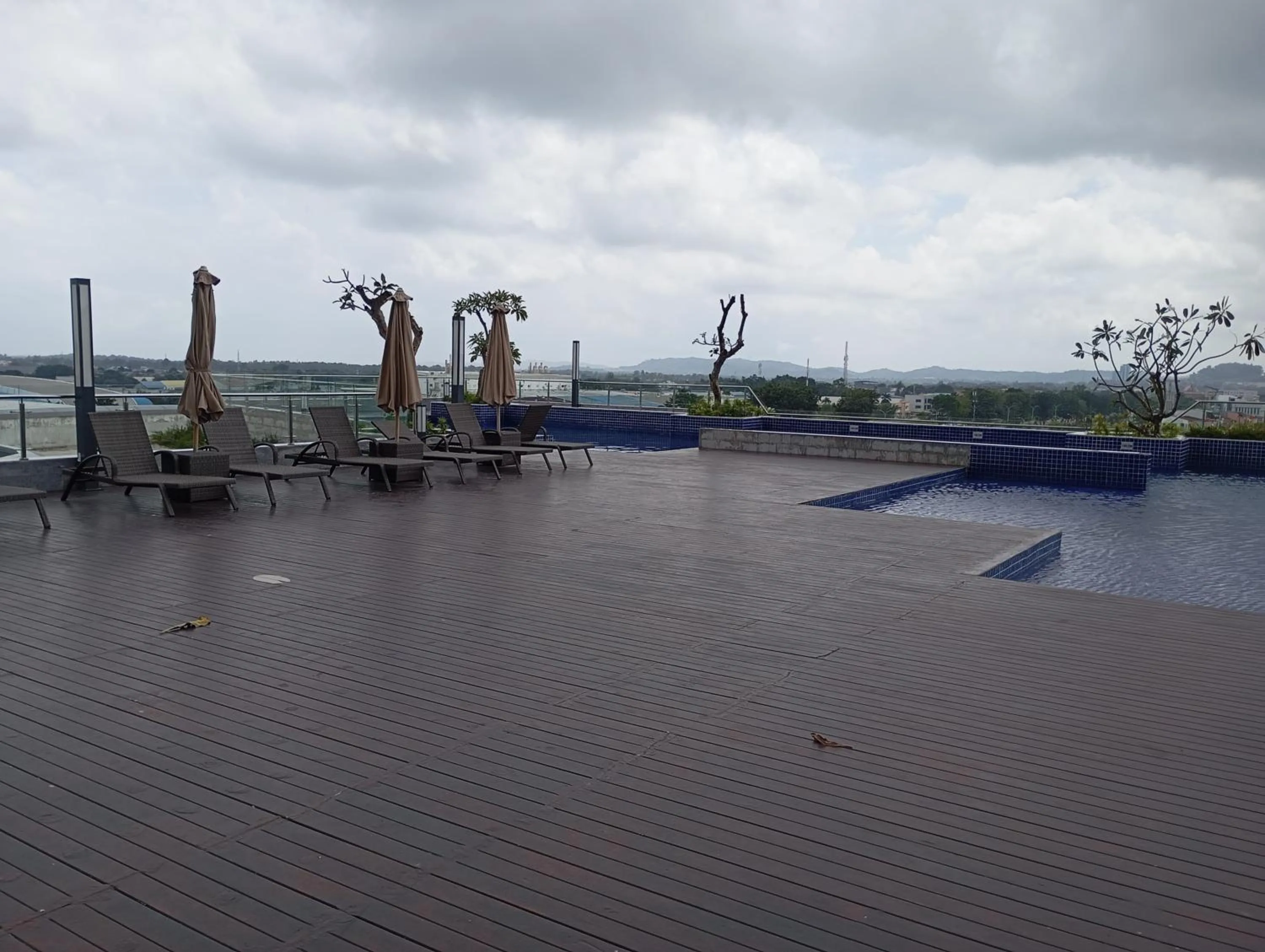 Pool view in SleepRest @ Pollux Habibie